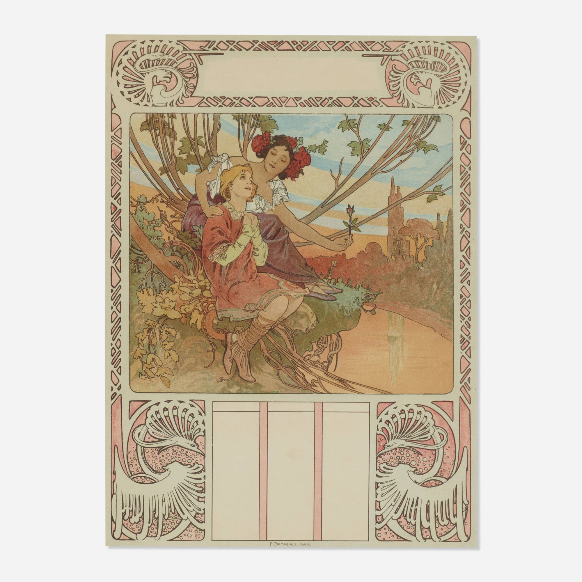 Alphonse Mucha 絵画 1920年製作 ミッシャ財団監修版 File:Alphonse Mucha - Zodiac.jpg - Wikimedia Commons