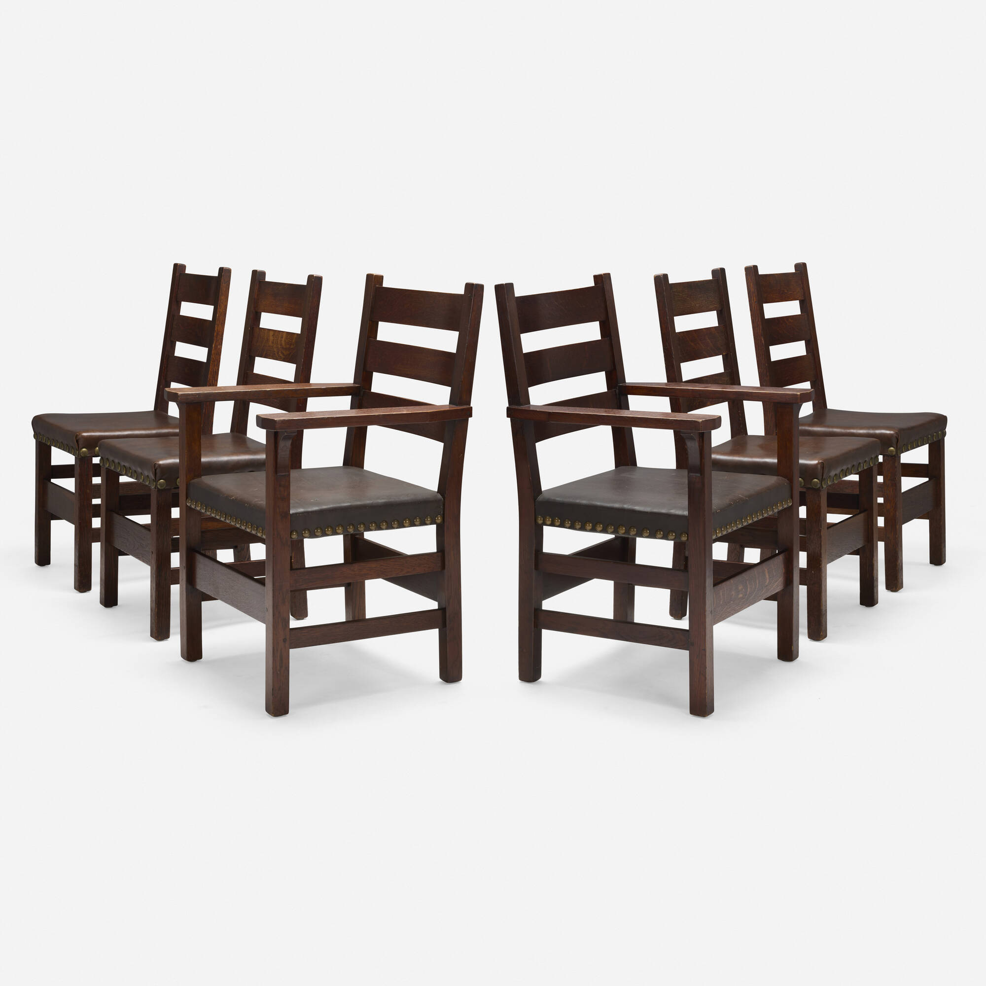 Stickley ladder back chairs discount