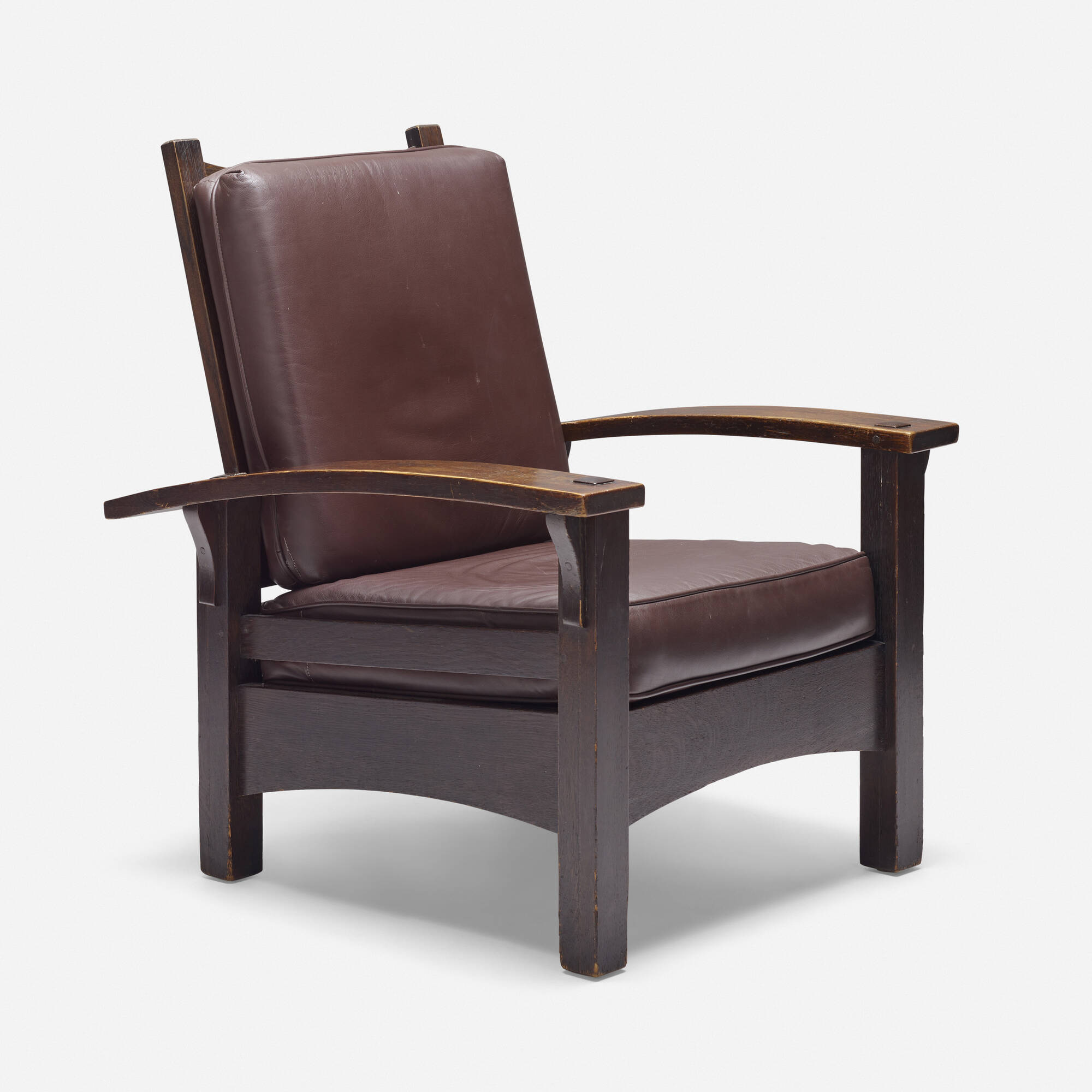 Stickley bow store arm morris chair