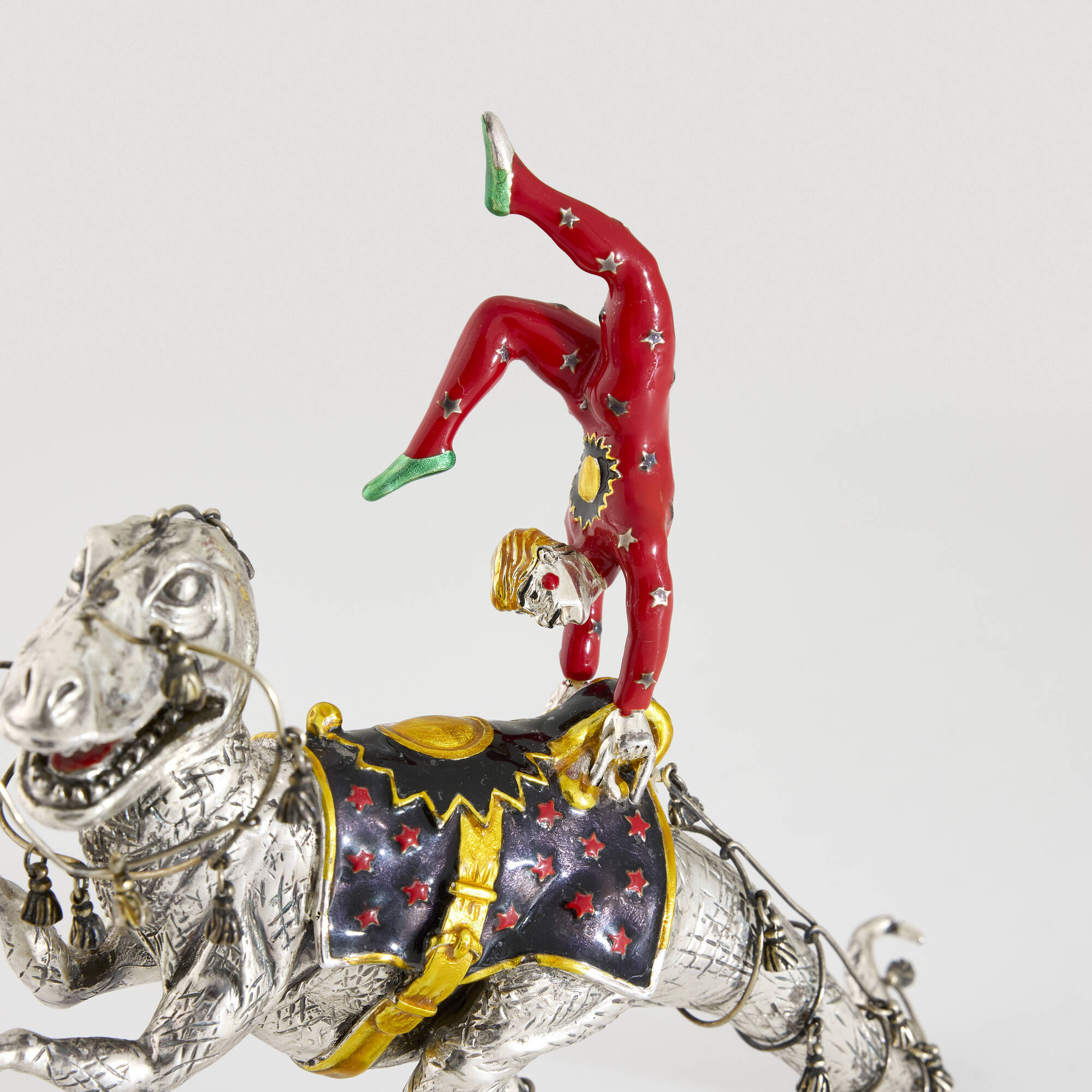111: GENE MOORE FOR TIFFANY & CO., Acrobat and T-Rex < Objet