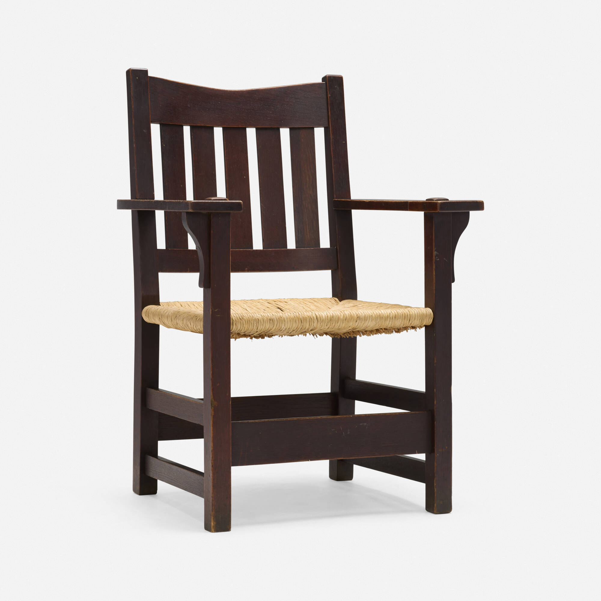 Gustav stickley armchair top