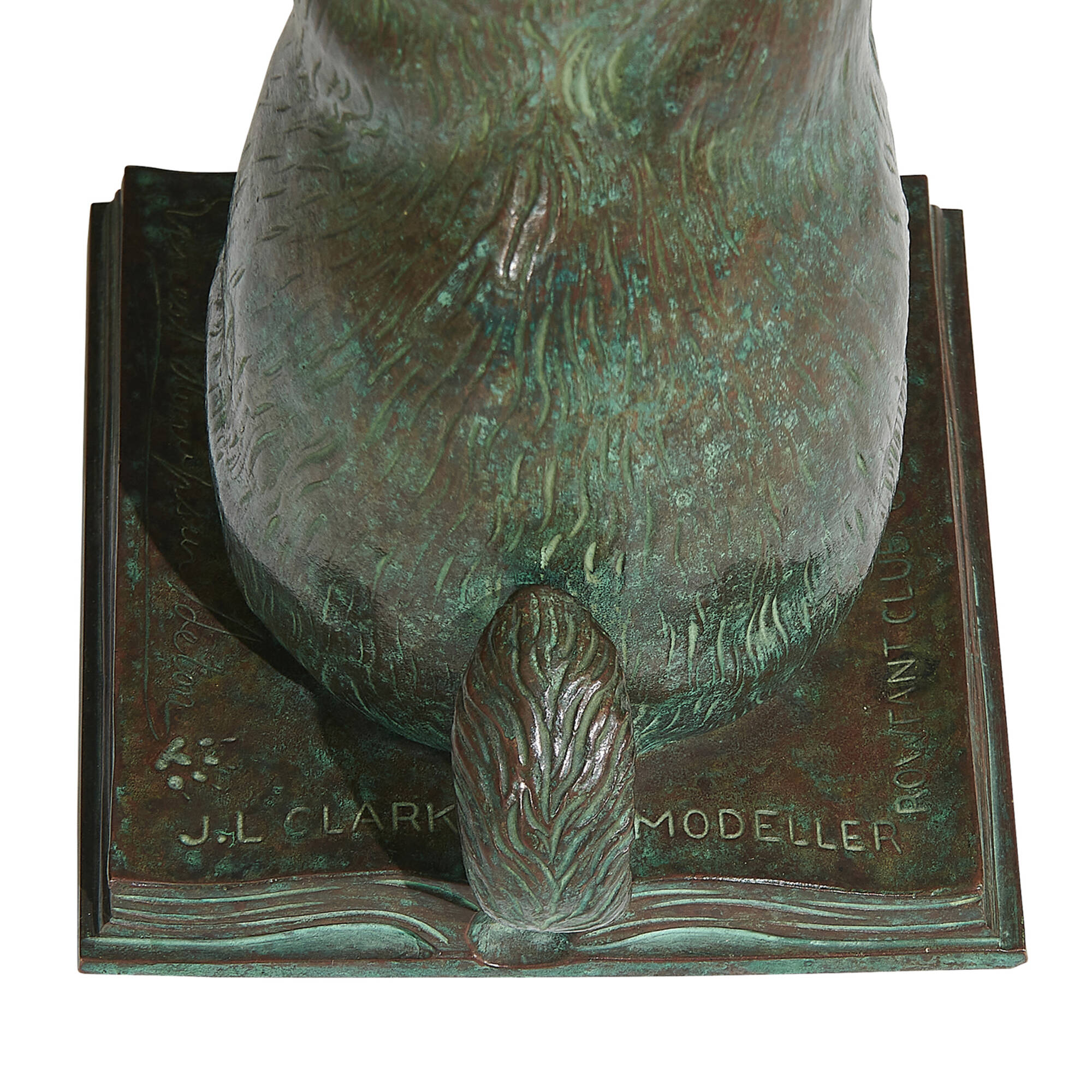 Tiffany キャンドルスタンド 11: TIFFANY STUDIOS, Groundhog candlestick for the Rowfant