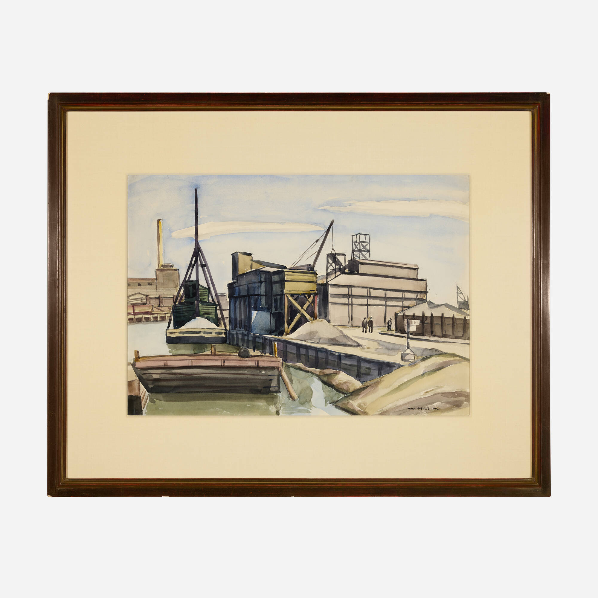 129: MAX ARTHUR COHN, New York, Harlem River < Fine Art, 22