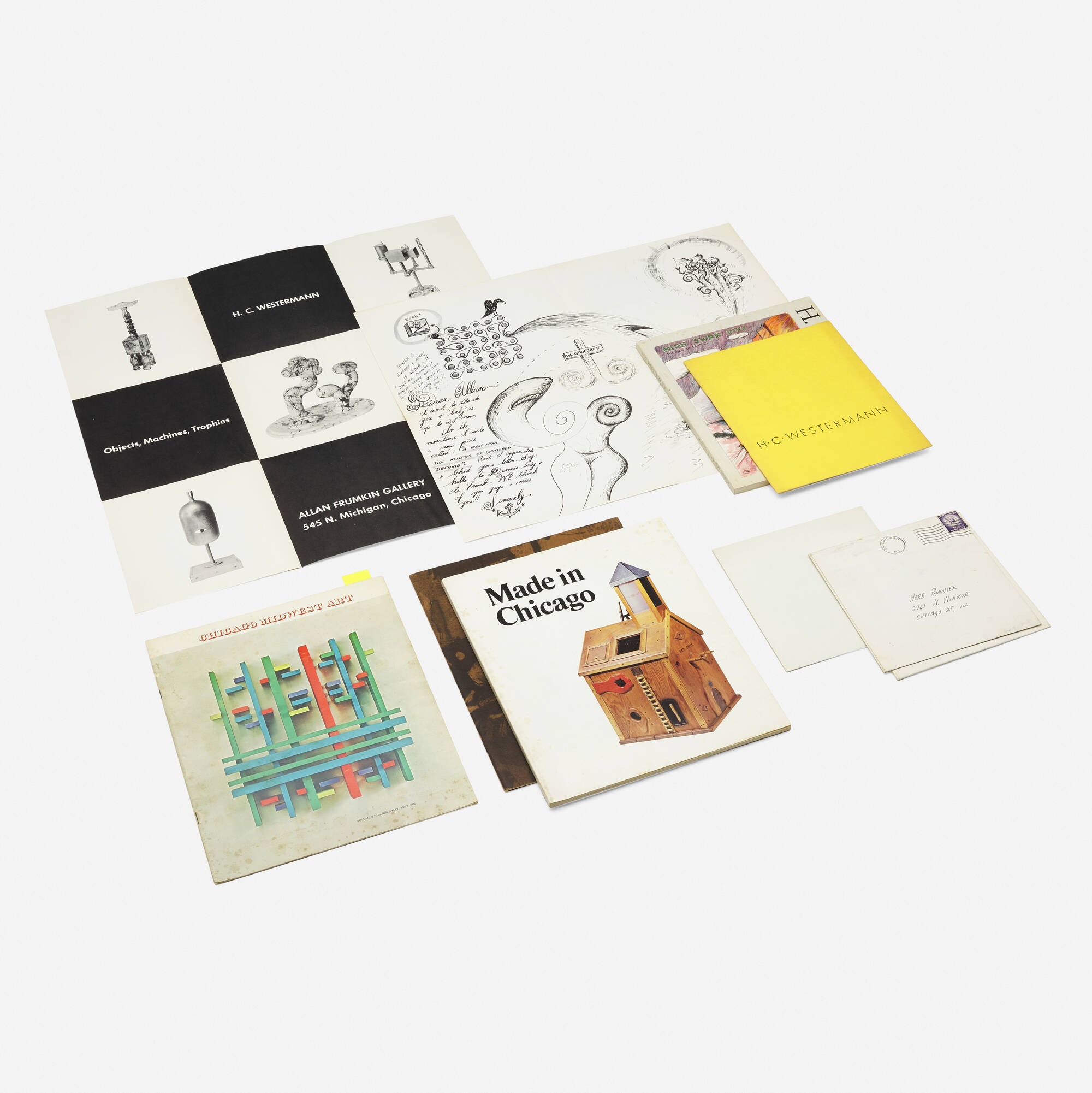 133: H.C. WESTERMANN, Collection of correspondence with