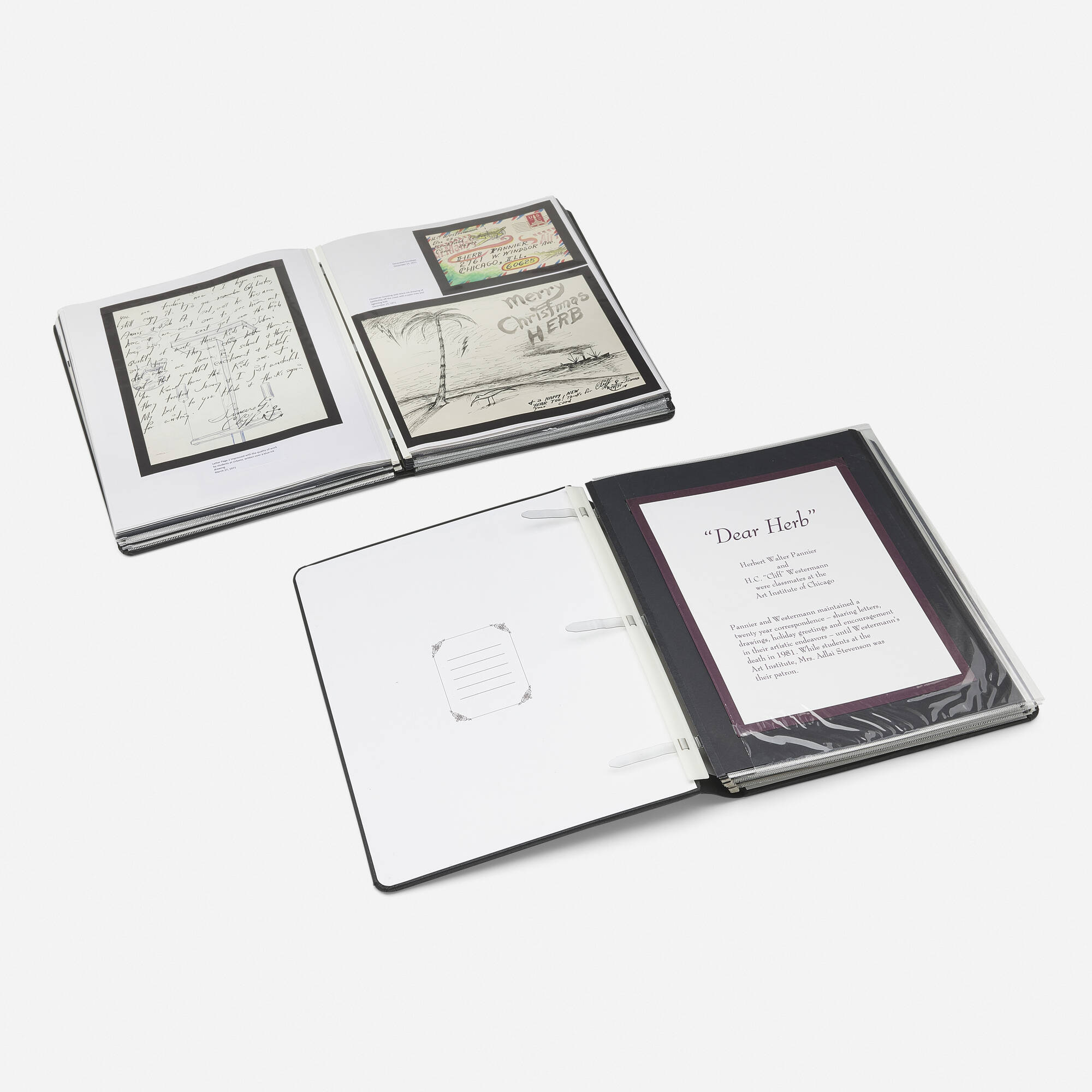 133: H.C. WESTERMANN, Collection of correspondence with