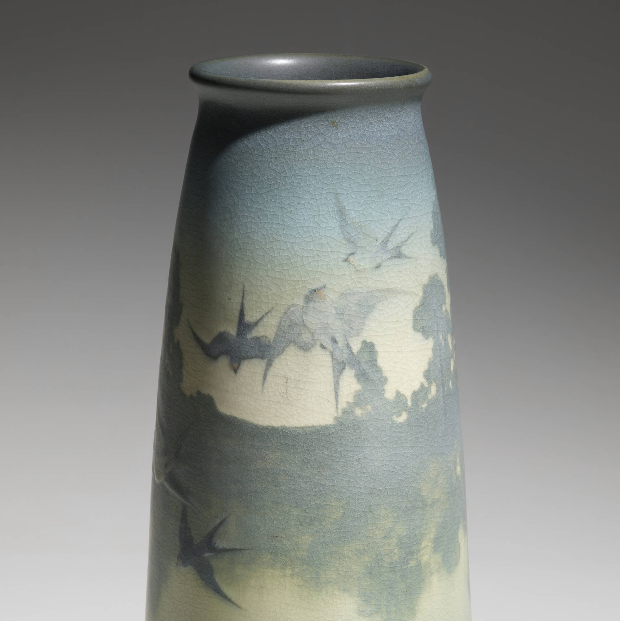 135: KATARO SHIRAYAMADANI FOR ROOKWOOD POTTERY, Tall scenic 135: KATARO SHIRAYAMADANI FOR ROOKWOOD POTTERY, Tall scenic