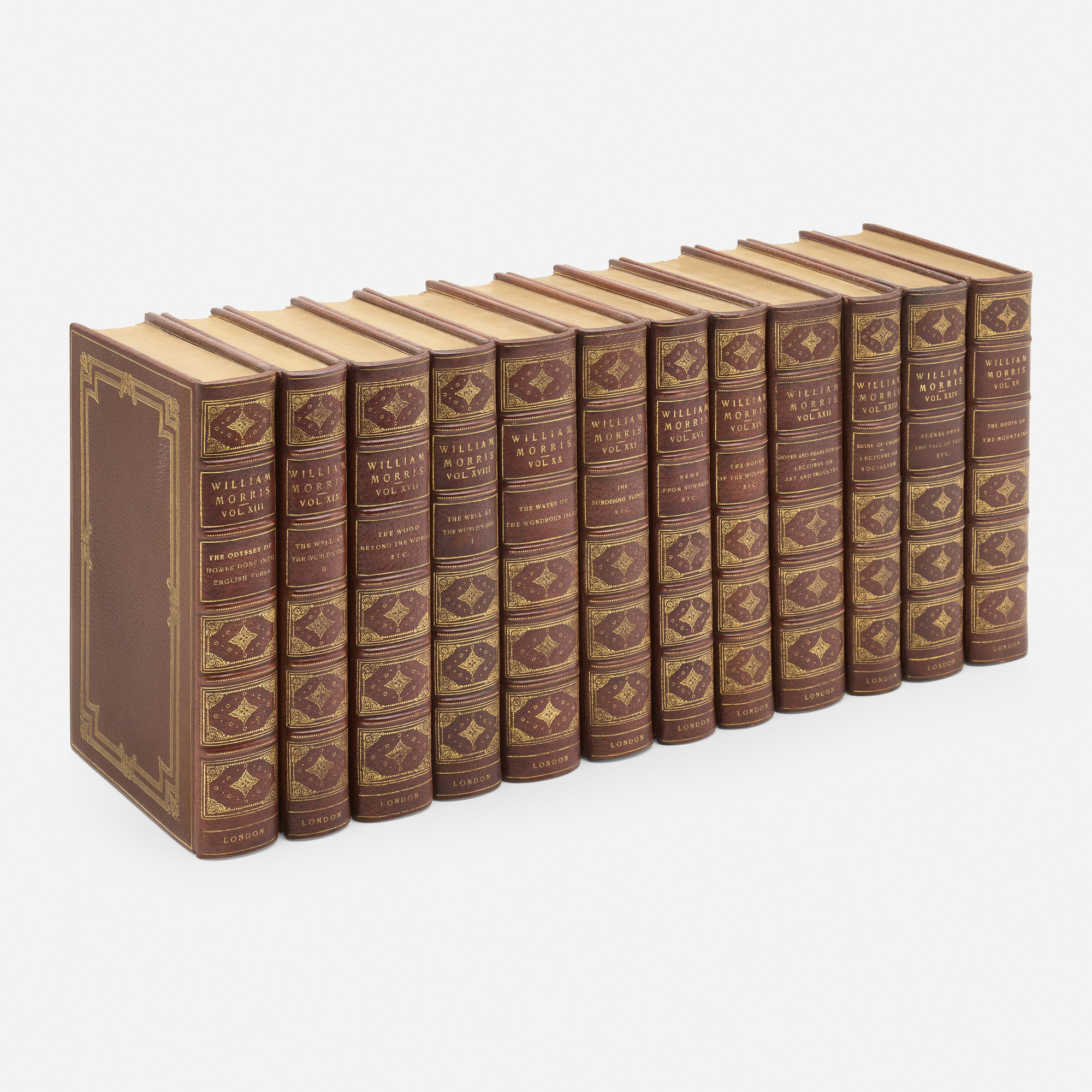 139: WILLIAM MORRIS, The Collected Works of William Morris