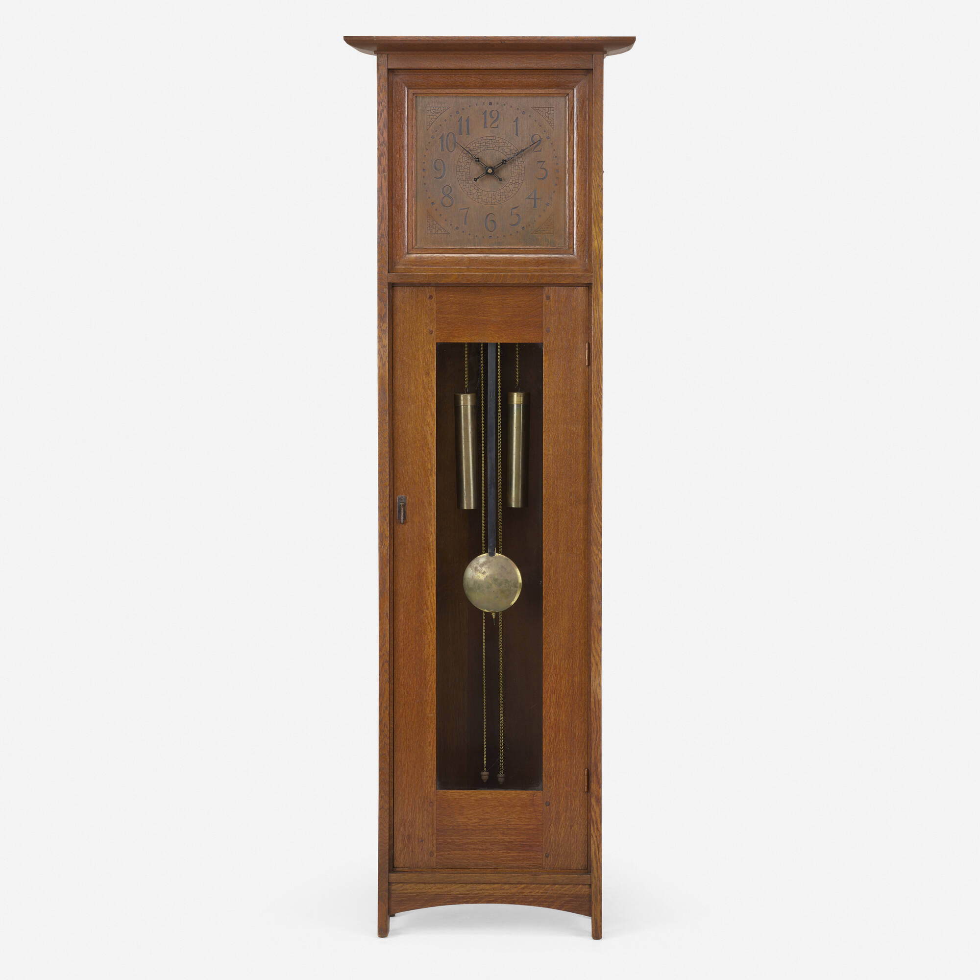 セール‼️アンティークタワークロック Musical tall clock 絵 1840年代 ヨーゼフ社 『太陽の塔』 グランドファザークロック