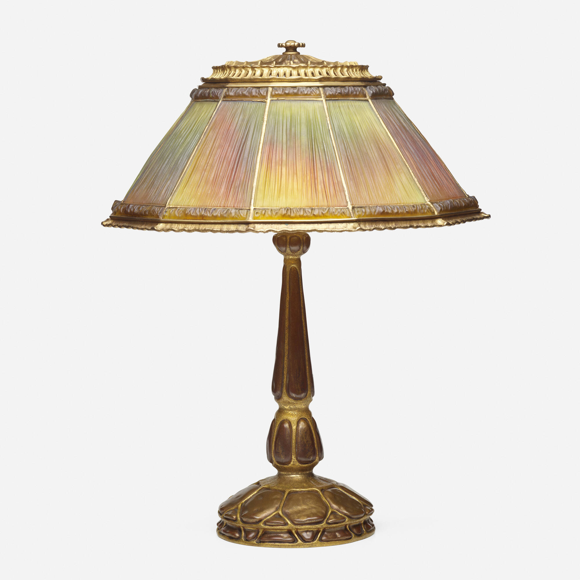 149: TIFFANY STUDIOS, Linenfold table lamp < Art Nouveau | Art Deco Glass &  Lighting, 21 March 2024 < Auctions | Toomey & Co. Auctioneers