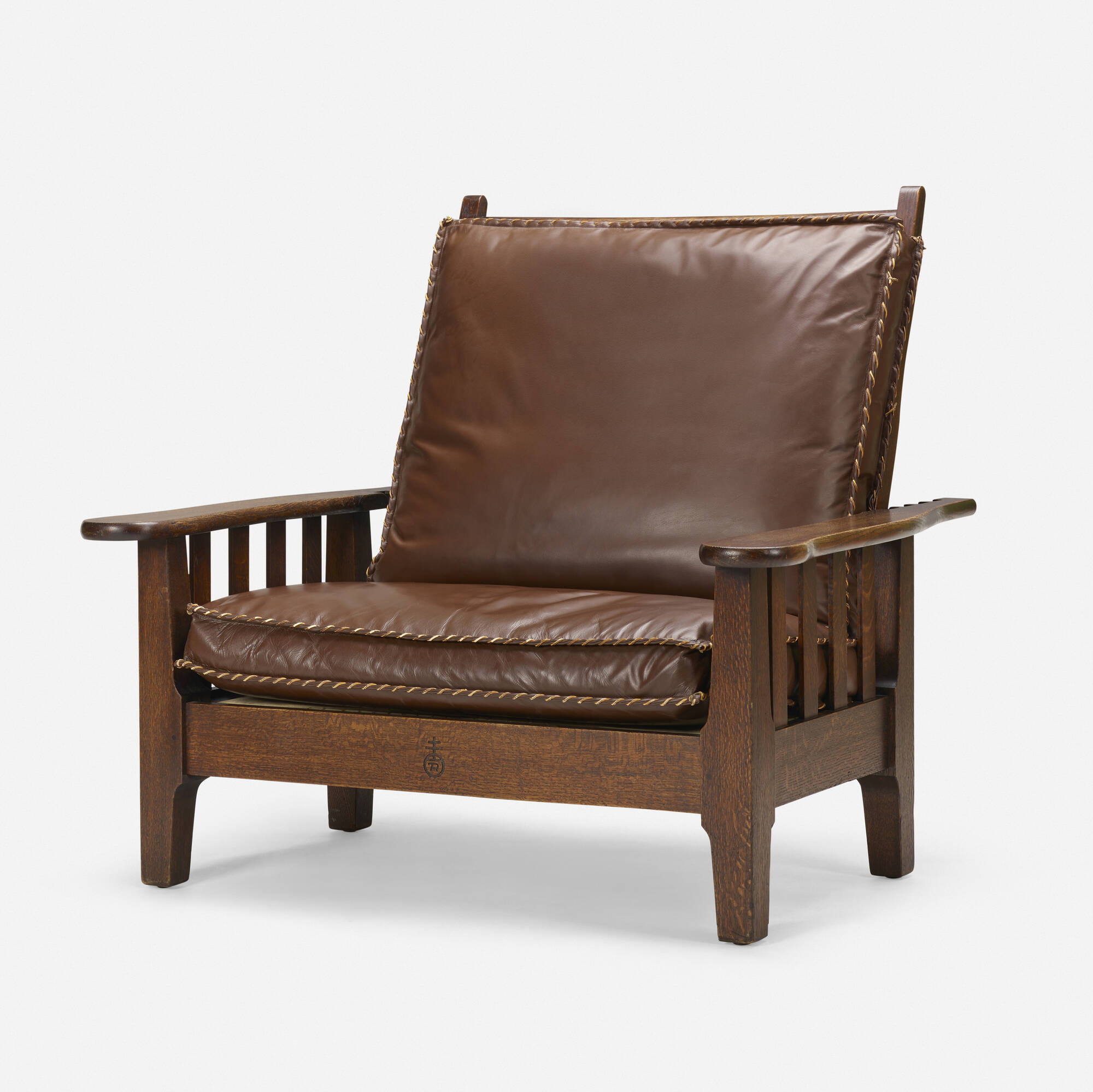 160 ROYCROFT Rare double Morris chair Art Design 13 December 2022 Auctions Toomey Co. Auctioneers