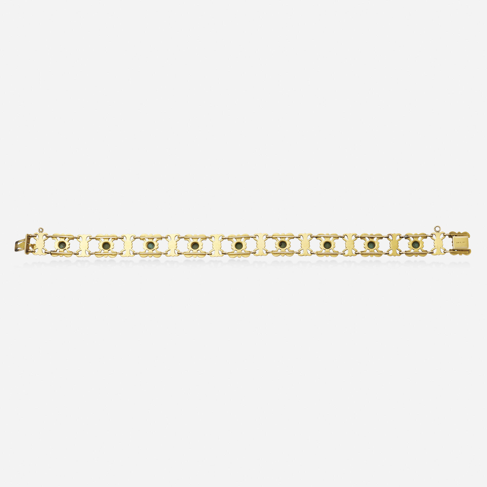 171: BIPPART, GRISCOM, AND OSBORN, Art Nouveau serpentine and gold bracelet  < Jewelry: Antique to Art Deco, 16 April 2024 < Auctions | Toomey & Co.  Auctioneers