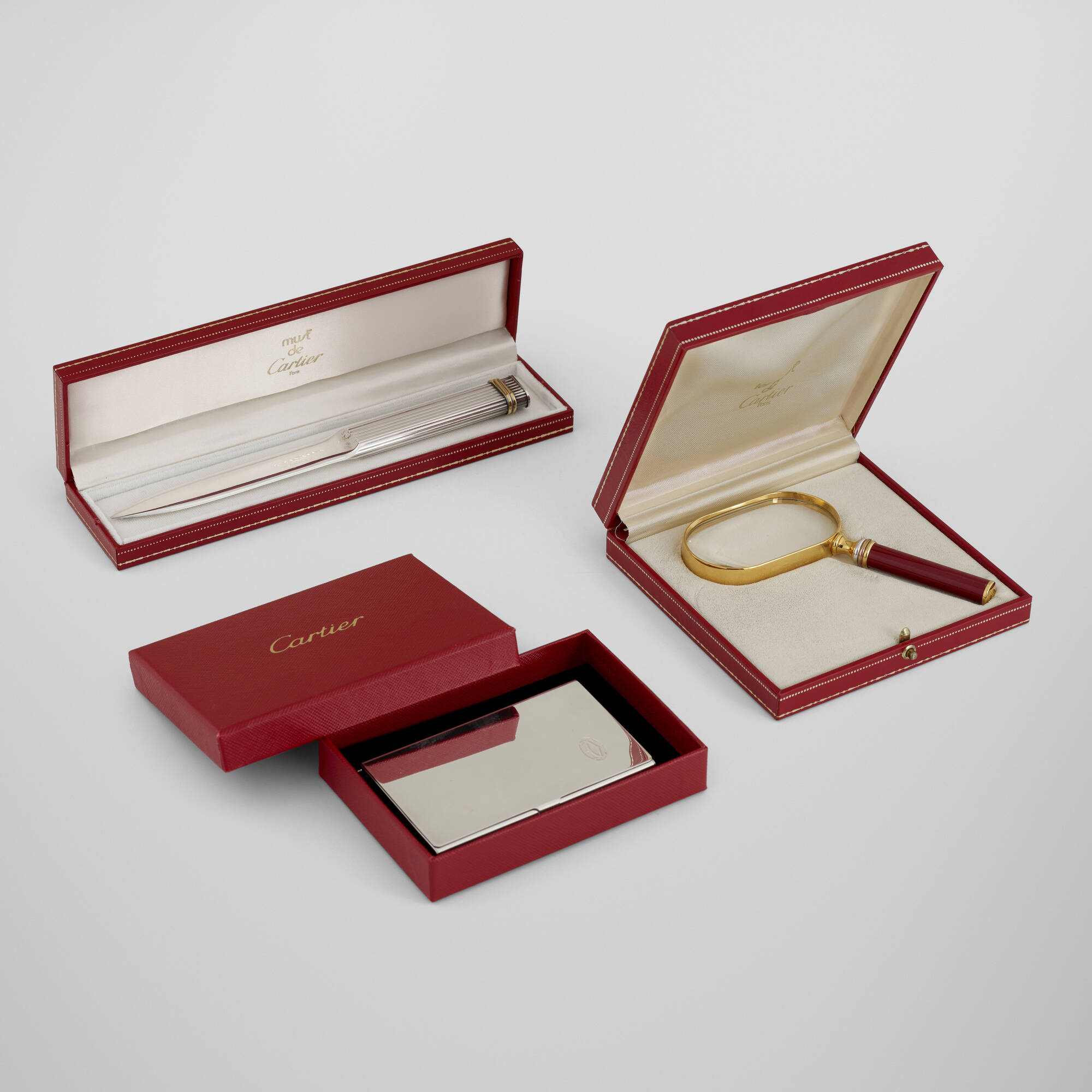 172 CARTIER Collection of desktop accessories Objet 12 July 2024 Auctions Toomey Co. Auctioneers