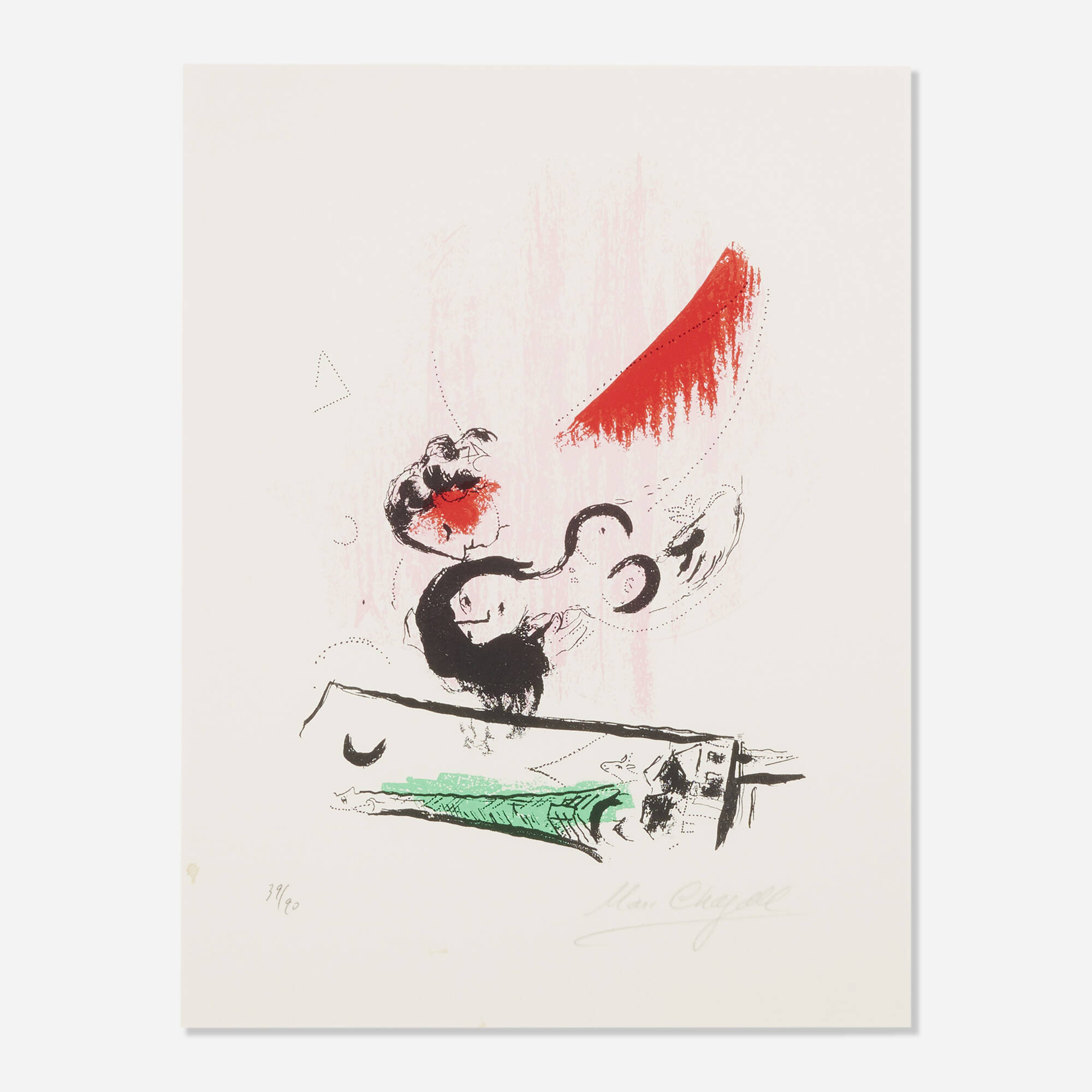 Marc Chagall、Bouquet With Eiffel Tower 174_1_prints_multiples_july_20
