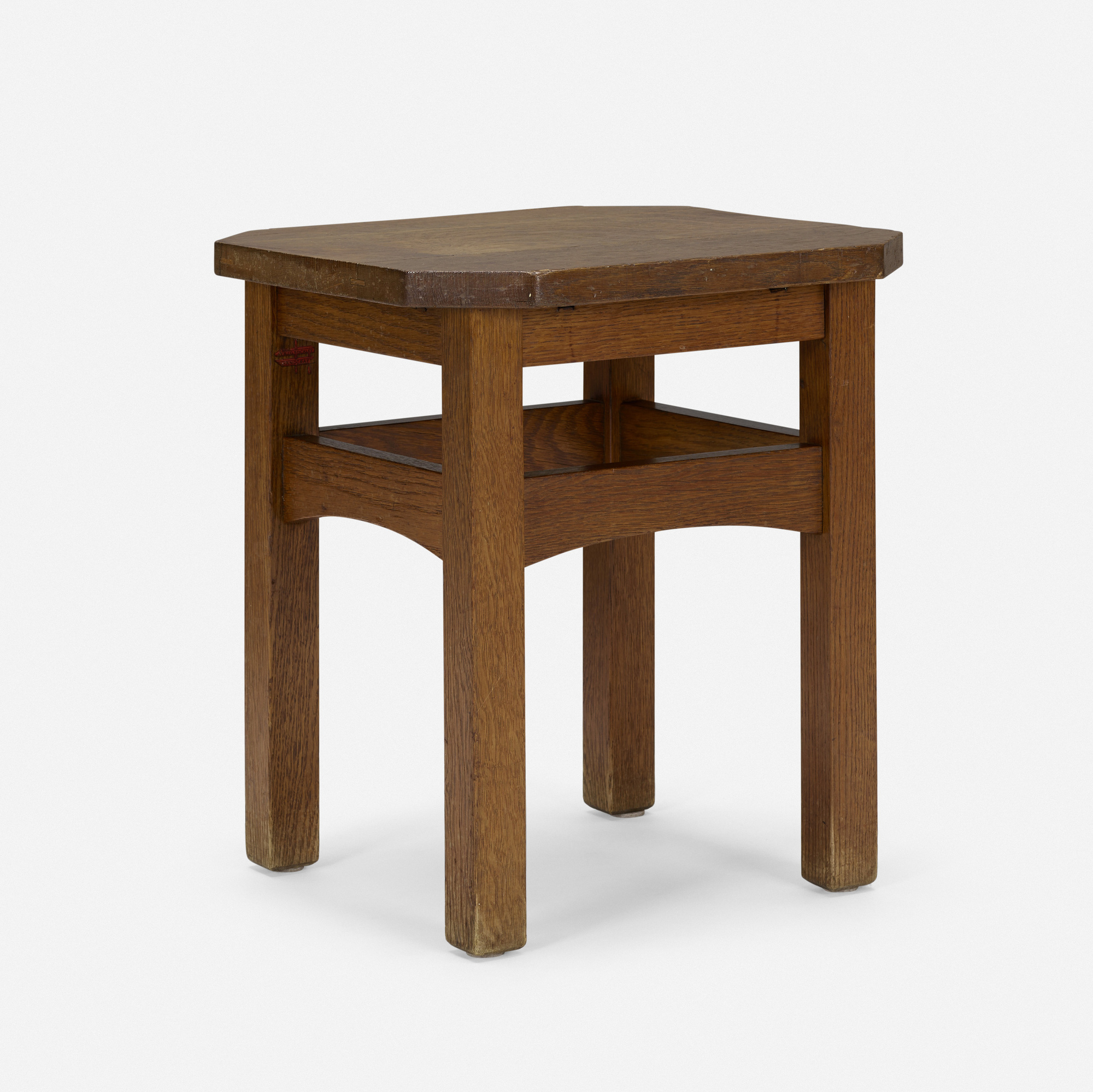 Stickley Brothers Square Tabouret Stickley Brothers Square Tabouret