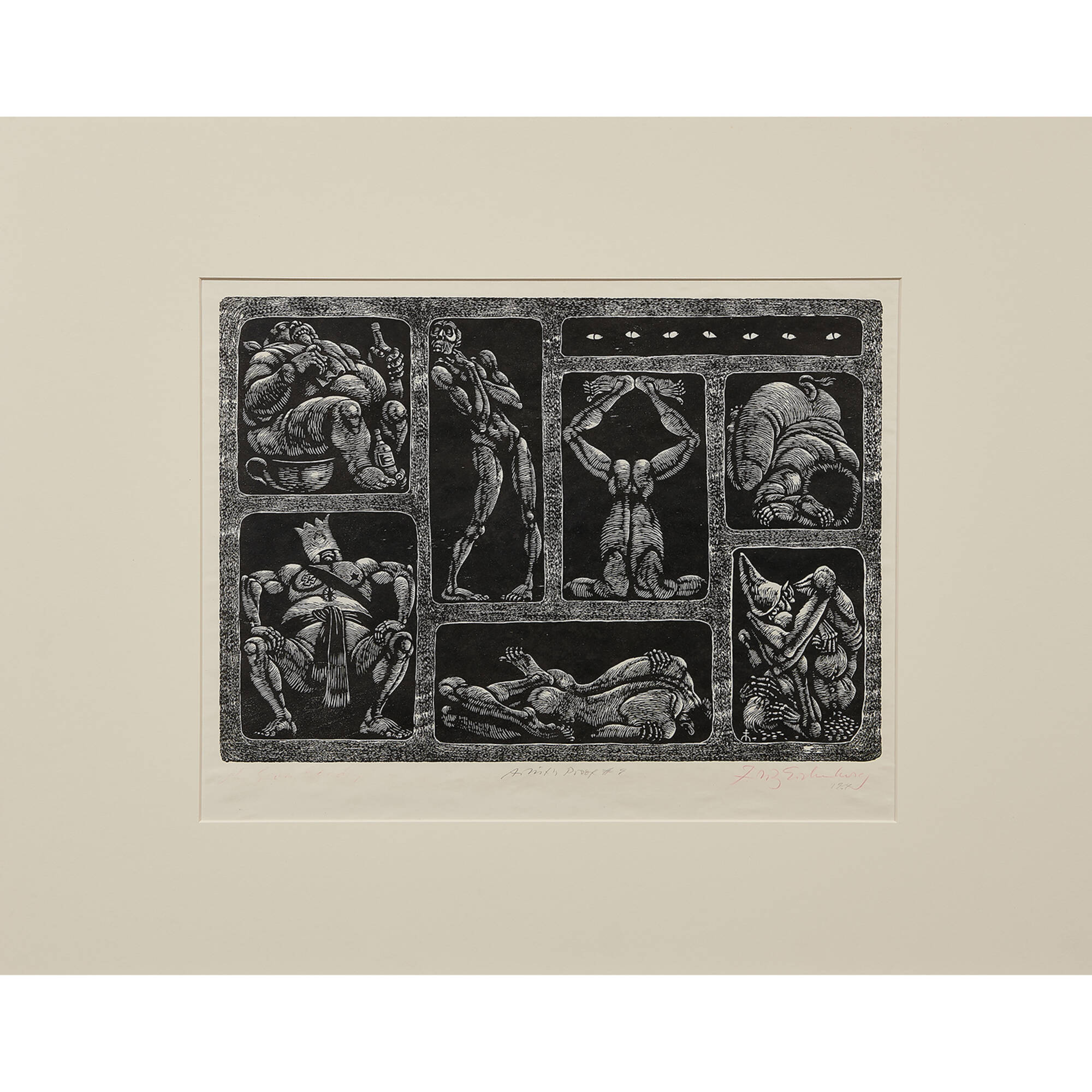 182: FRITZ EICHENBERG, The Seven Deadly Sins, 1964 < Prints