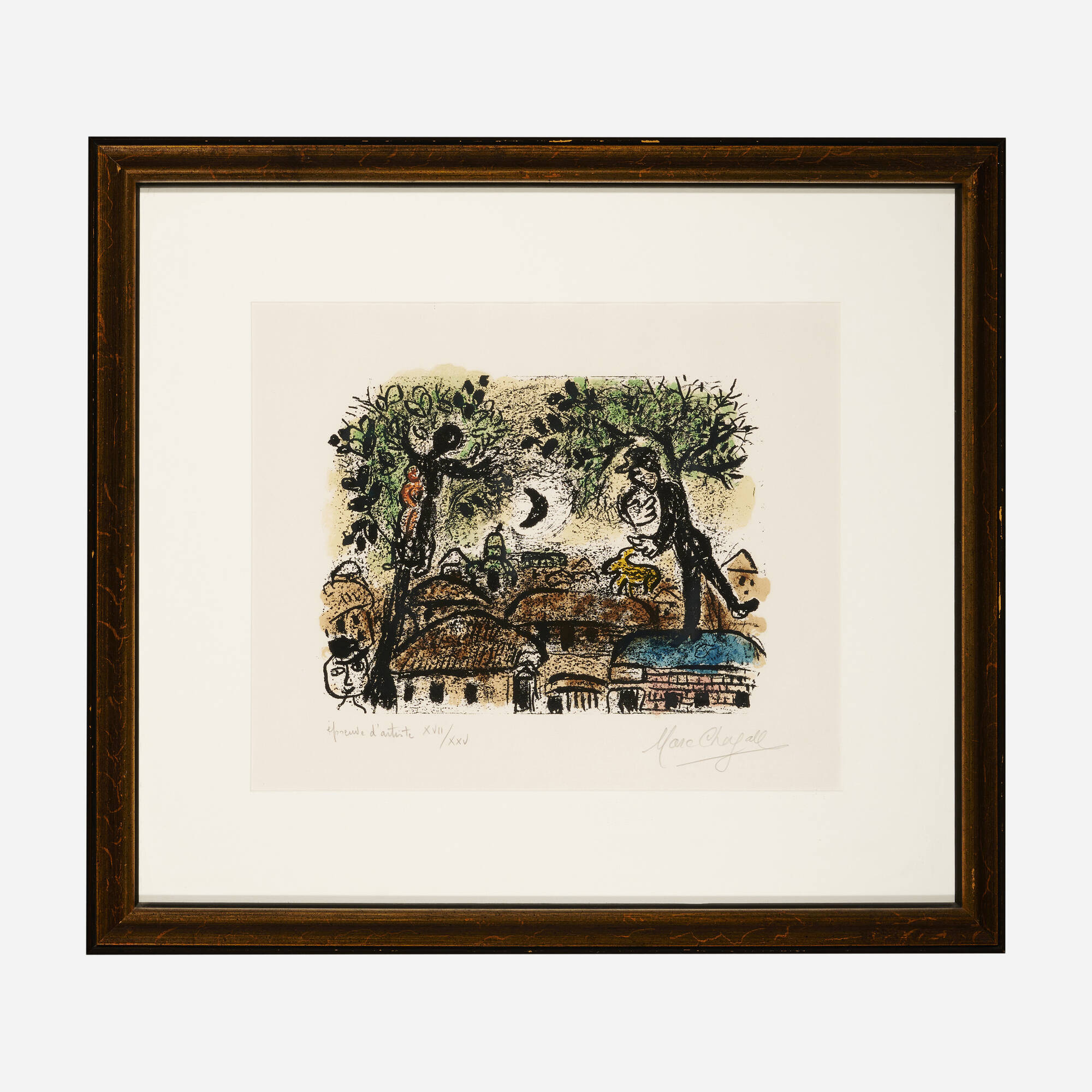183: MARC CHAGALL, Lune noire < Prints & Multiples, 27 July