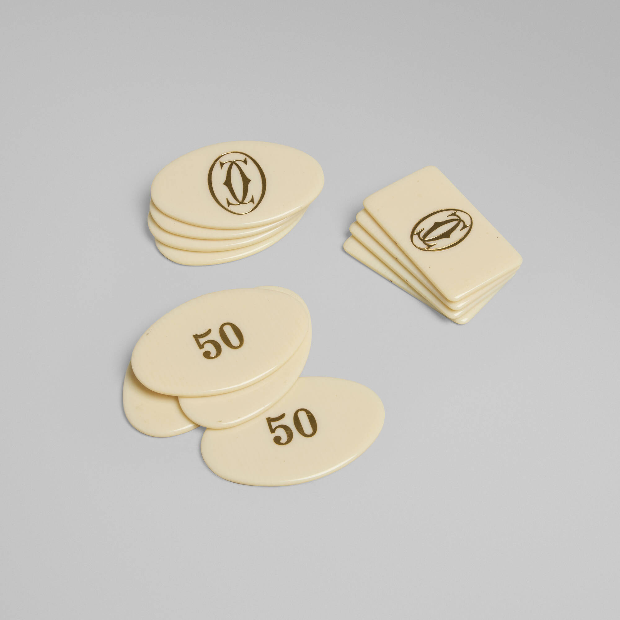 Cartier les must de Cartier ボックスメモパッド 185: CARTIER, Les Must de Cartier baccarat and poker chip