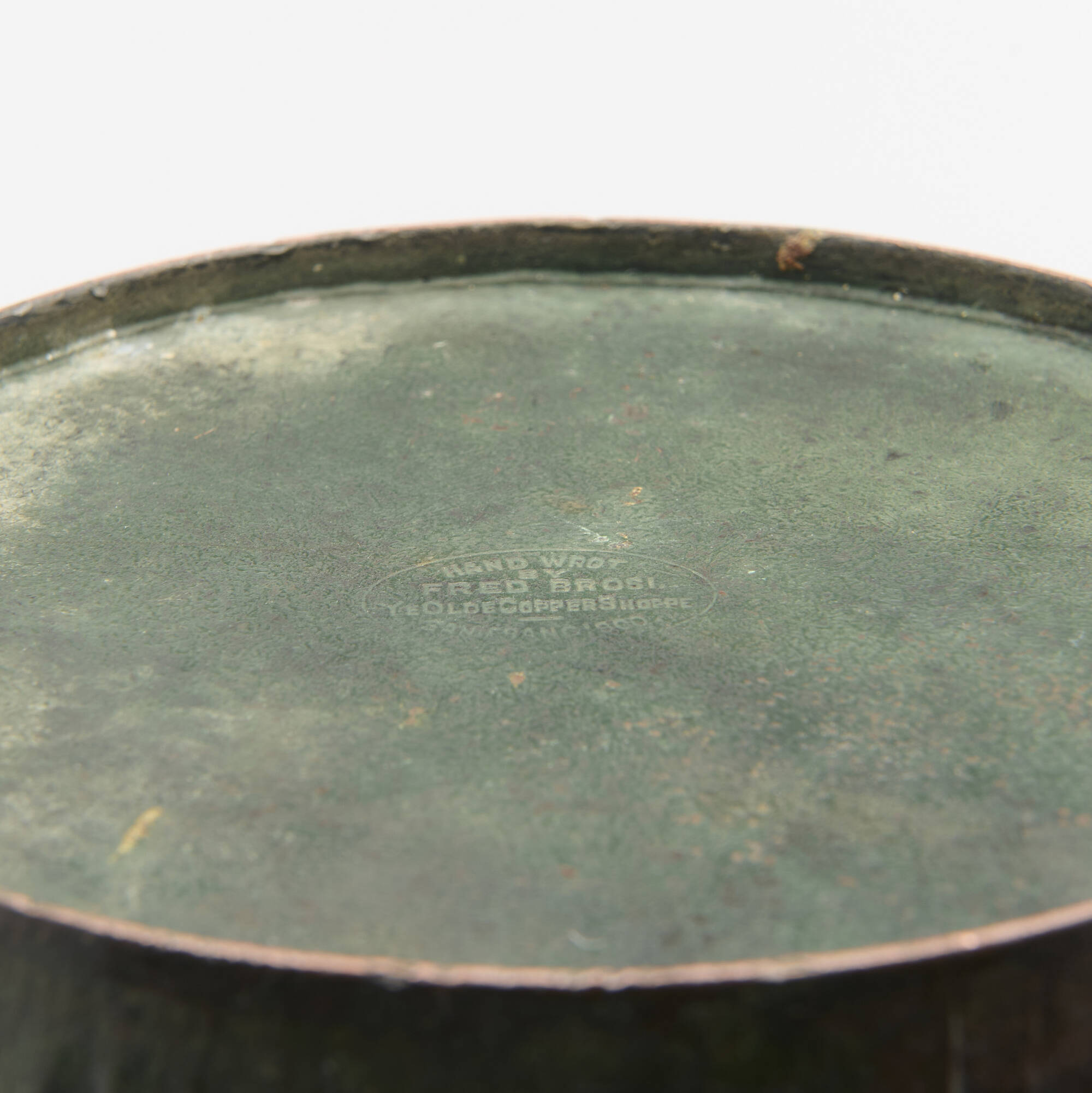 188: FRED BROSI FOR YE OLDE COPPER SHOPPE, Floor vase 188: FRED BROSI FOR YE OLDE COPPER SHOPPE, Floor vase