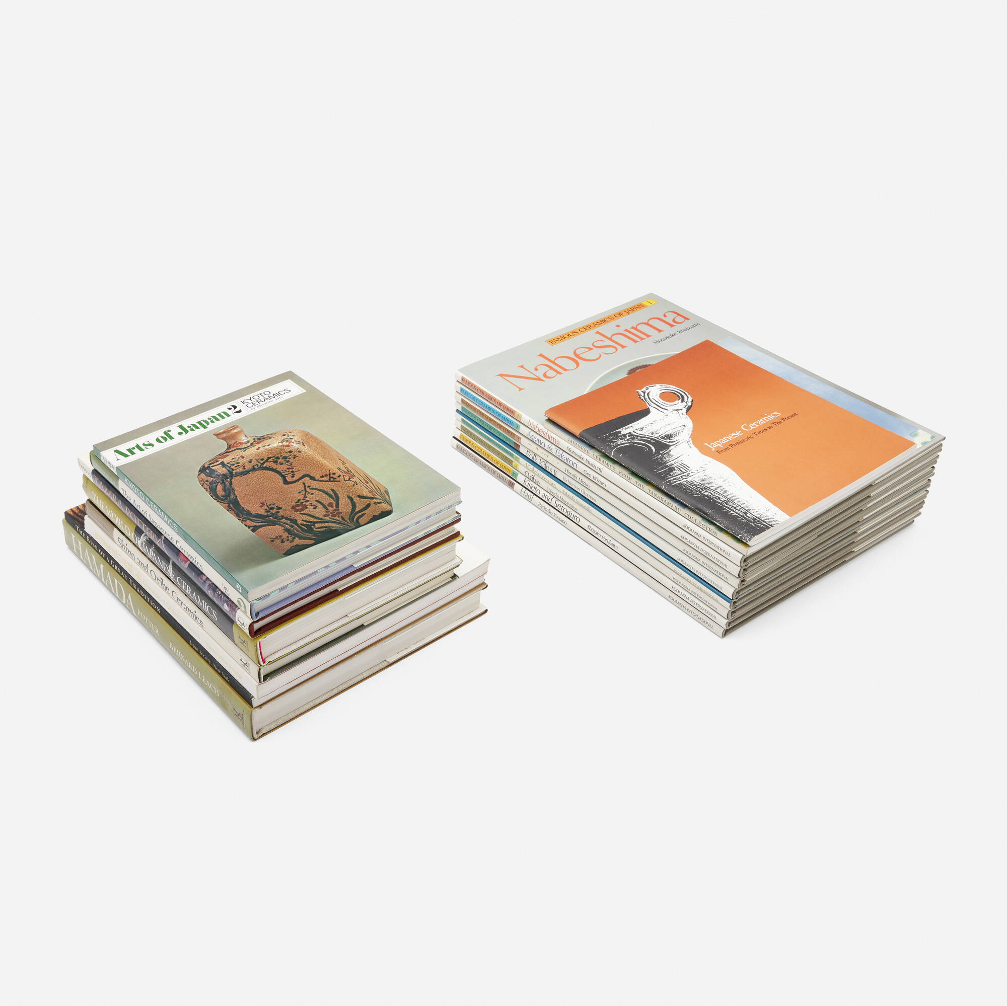 218: Japanese ceramic art reference books, eighteen < Great