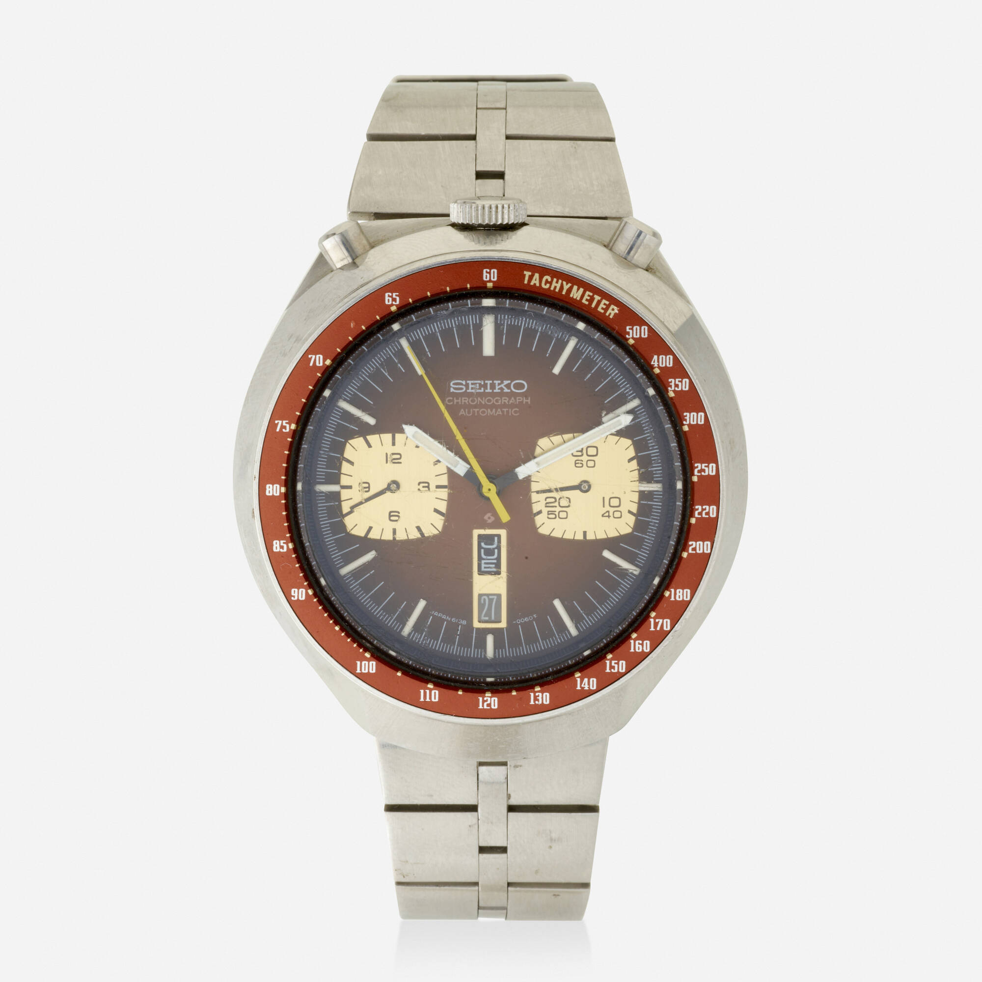 221 SEIKO Bullhead stainless steel wristwatch Ref. 6138 0049 Jewelry Silver Objects of Vertu 17 November 2023 Auctions Toomey Co. Auctioneers
