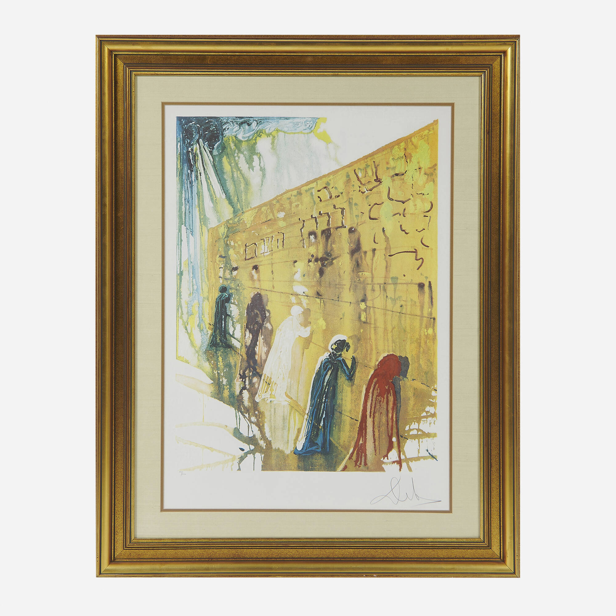 Le Mur Des Indices 225: SALVADOR DALÍ, Le mur des lamentations (Wailing Wall) < Prints &  Multiples, 16 November 2022 < Auctions | Toomey &amp; Co. Auctioneers