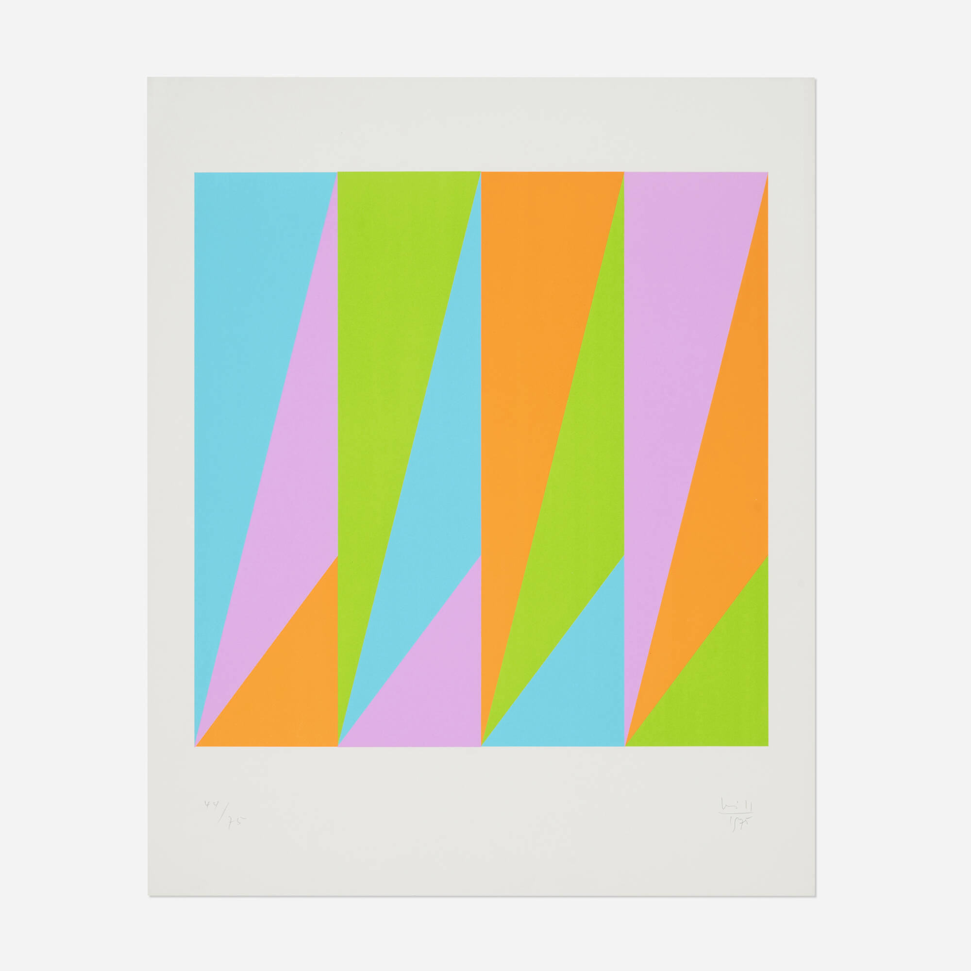 235: MAX BILL, Four Equal Colours in Four Groups < Prints