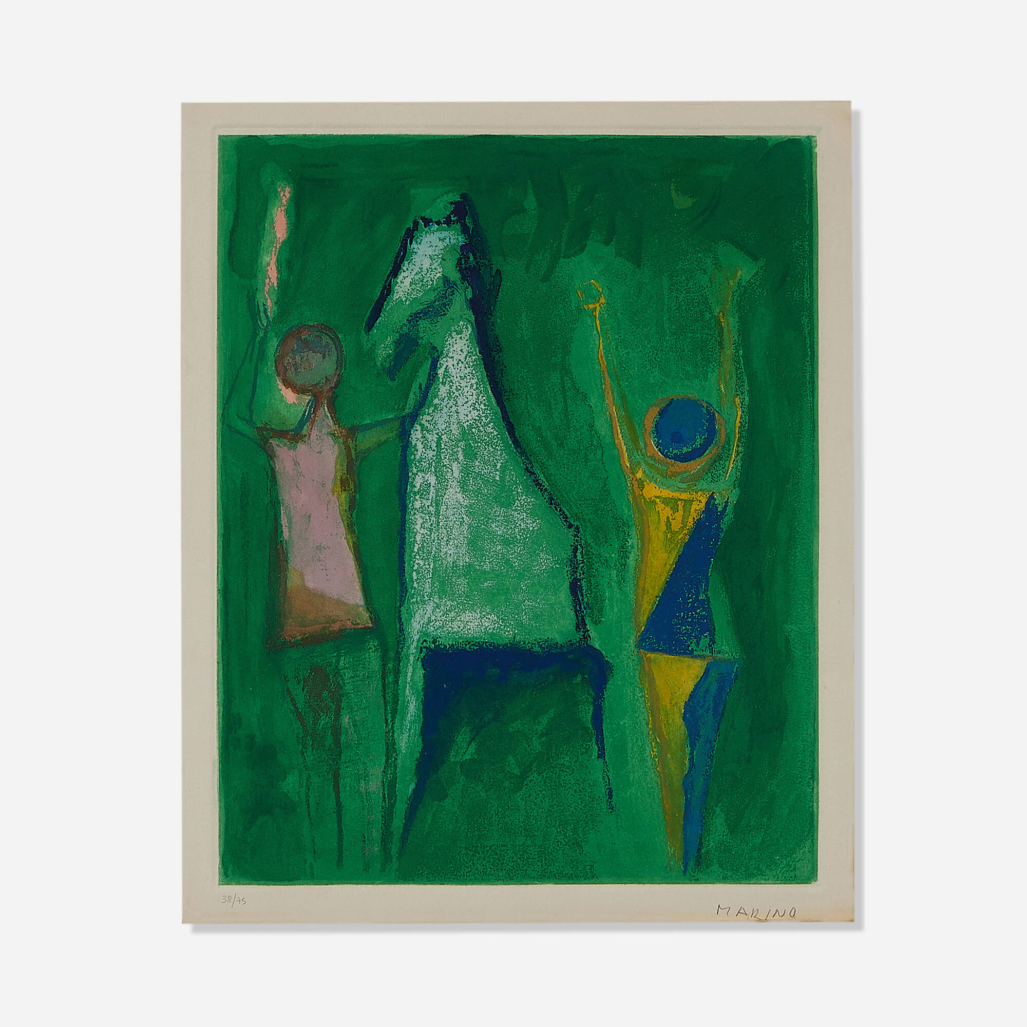 Marino Marini、scomposizione、希少画集画 Marino Marini、scomposizione、希少画集画