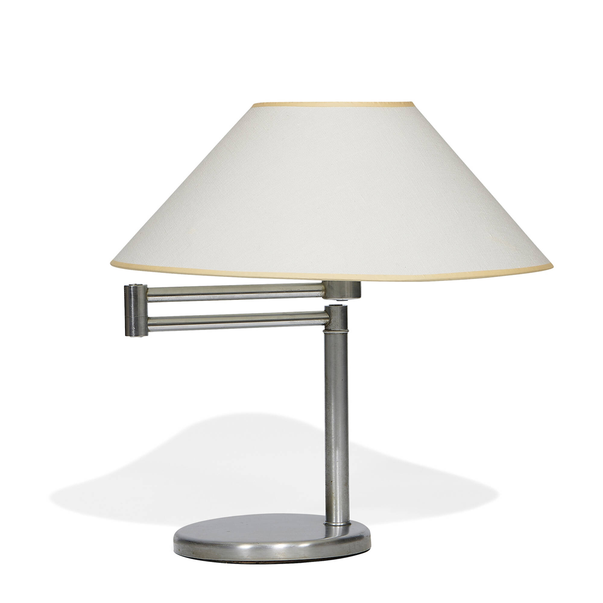 Swing arm shop table lamp