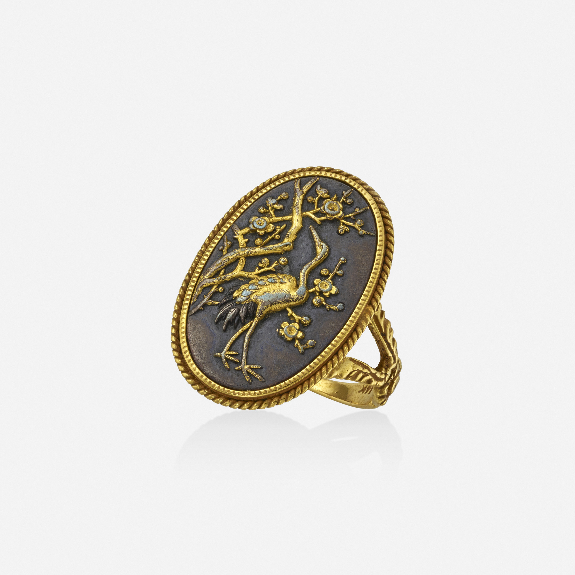 Japanese gold ring hot sale