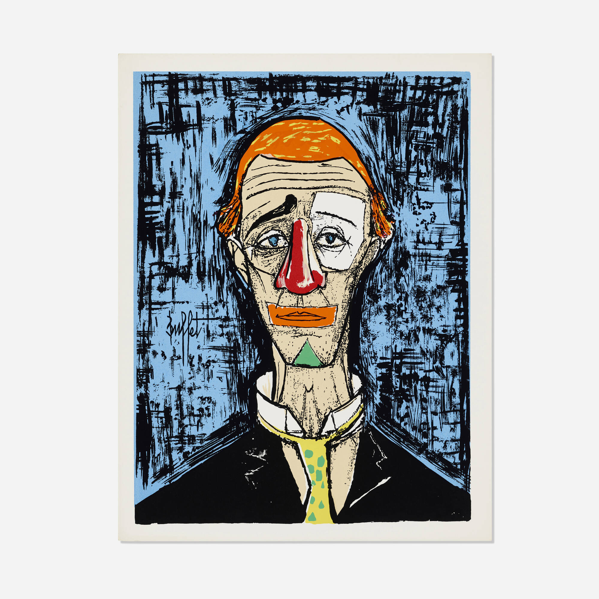 243: BERNARD BUFFET, Tête de clown < Prints & Multiples, 16 November 2022 <  Auctions | Toomey & Co. Auctioneers