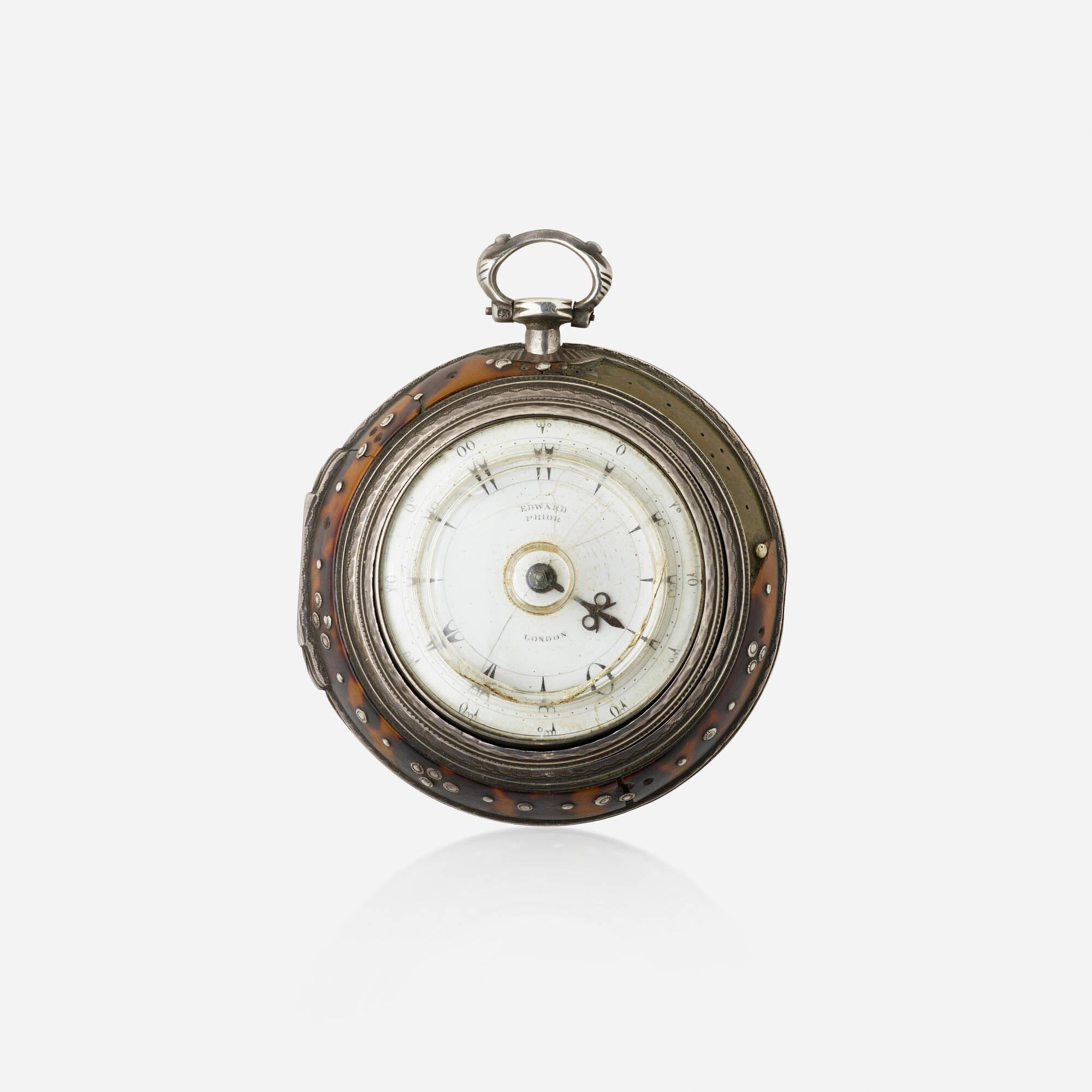 264 EDWARD PRIOR Silver and tortoise shell triple case pocket watch Jewelry Silver Objects of Vertu 18 November 2022 Auctions Toomey Co. Auctioneers