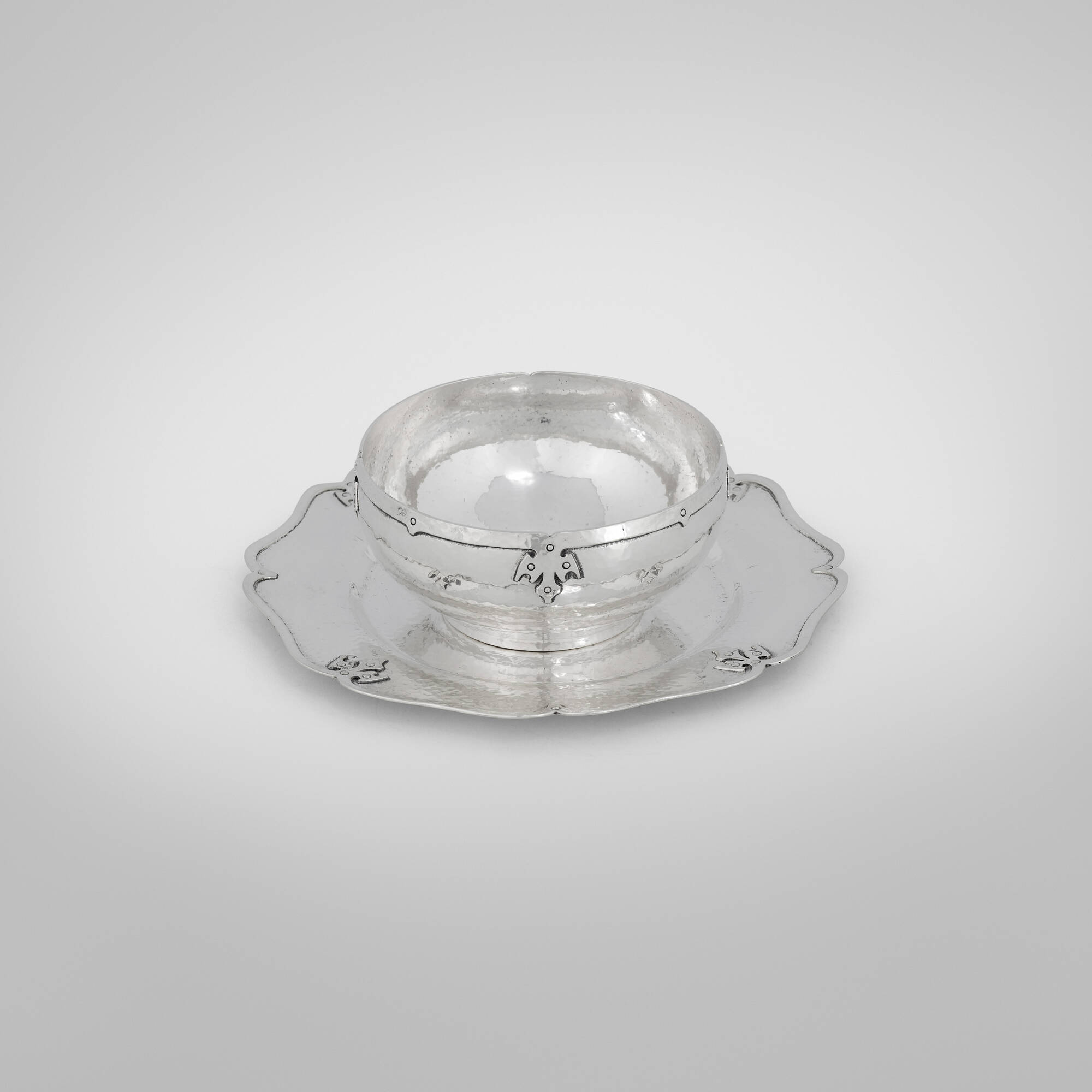 266: SHREVE & CO., '14th Century' bowl and underplate, set