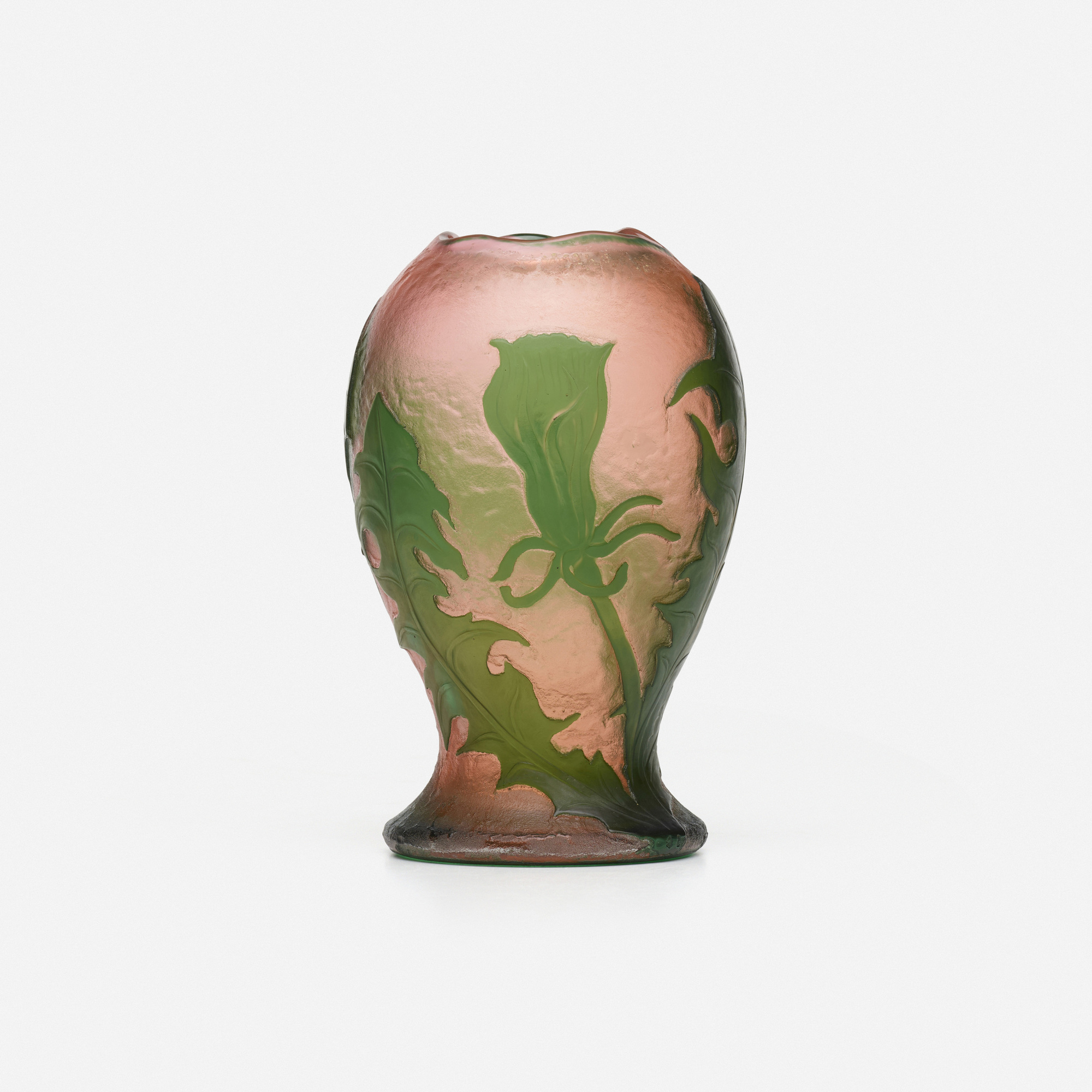 限定アウトレットセール：通販 269: DAUM, Glass Deco Art | Nouveau Art < vase Chardons 工芸品