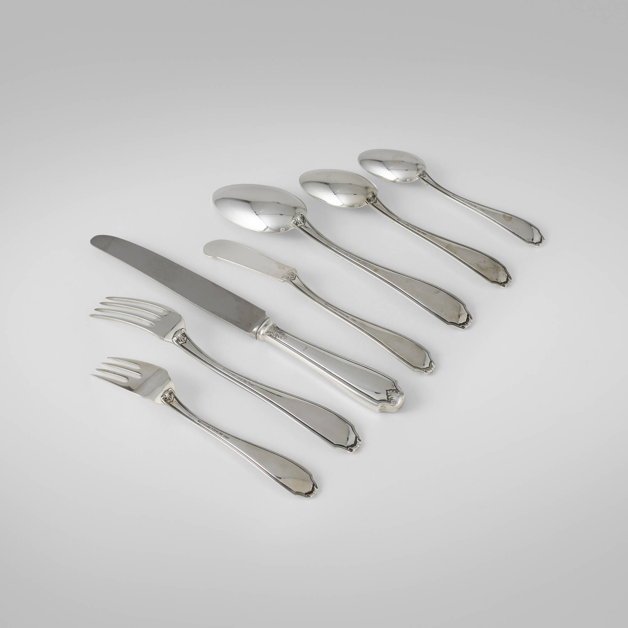 Buccellati sterling silver flatware top