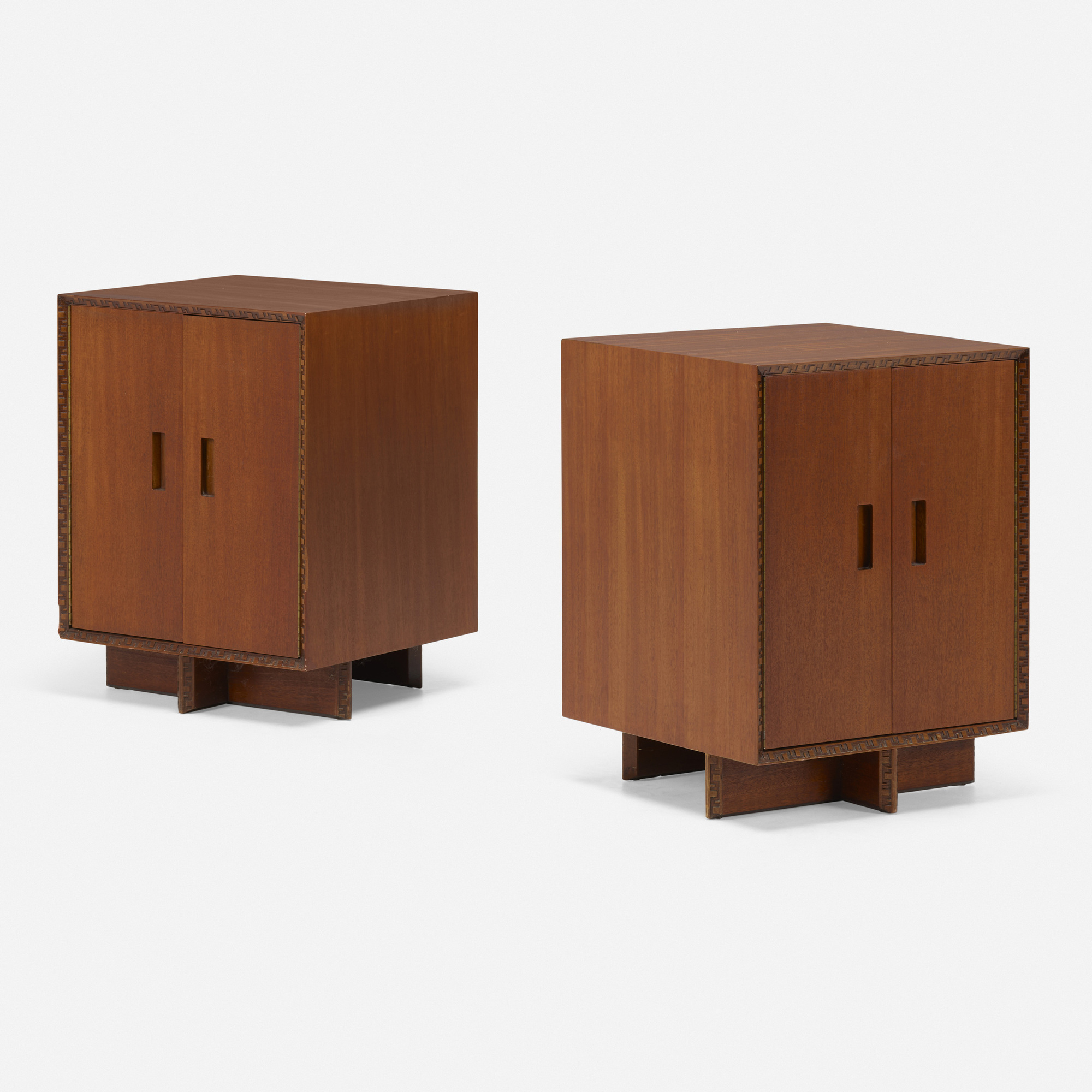 297: FRANK LLOYD WRIGHT, Cabinets model 2003, pair < Early 20th Century  Design, 12 December 2023 < Auctions | Toomey & Co. Auctioneers