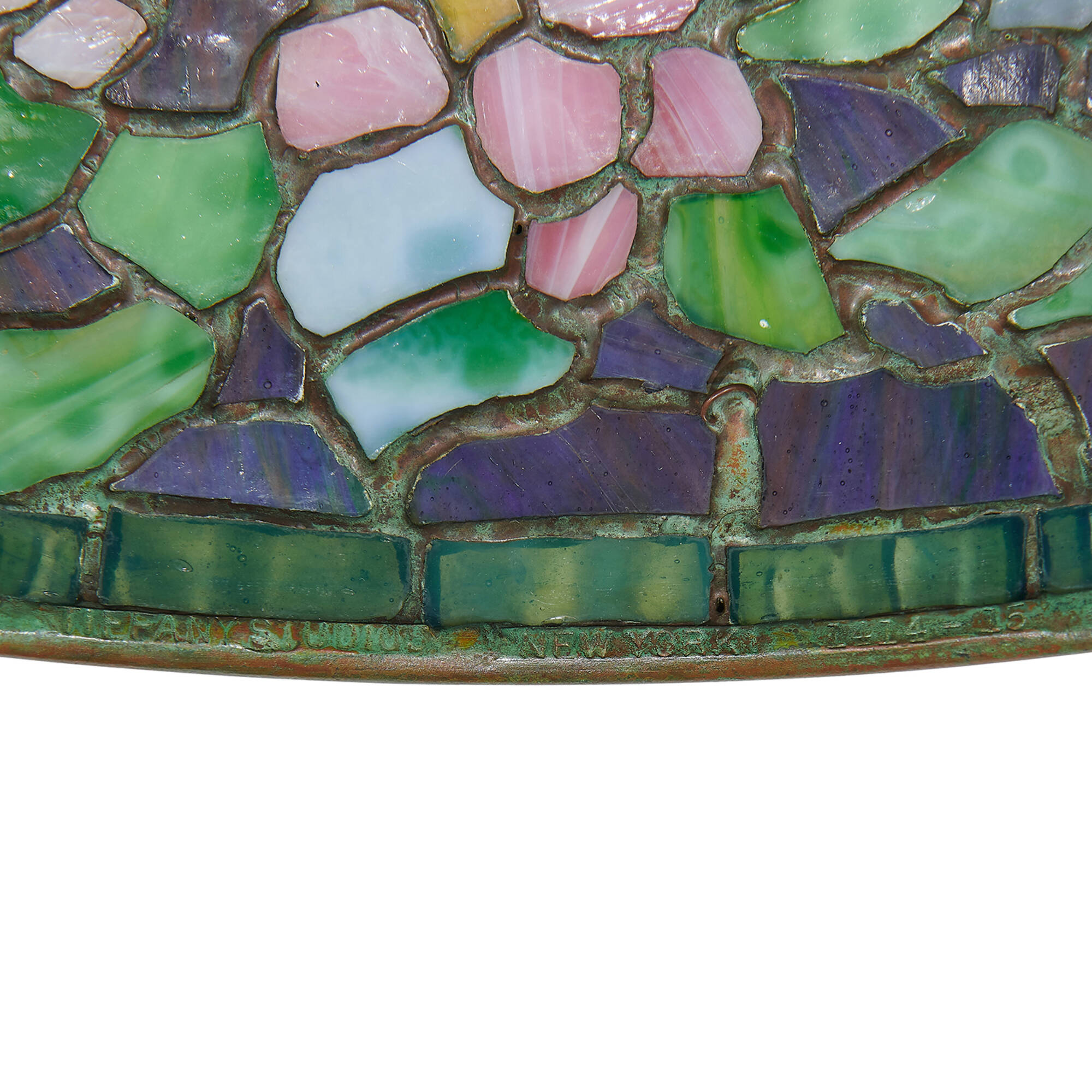 日本製 Apple STUDIOS, TIFFANY 2: Blossom #1414 shade, lamp: boudoir パーツ