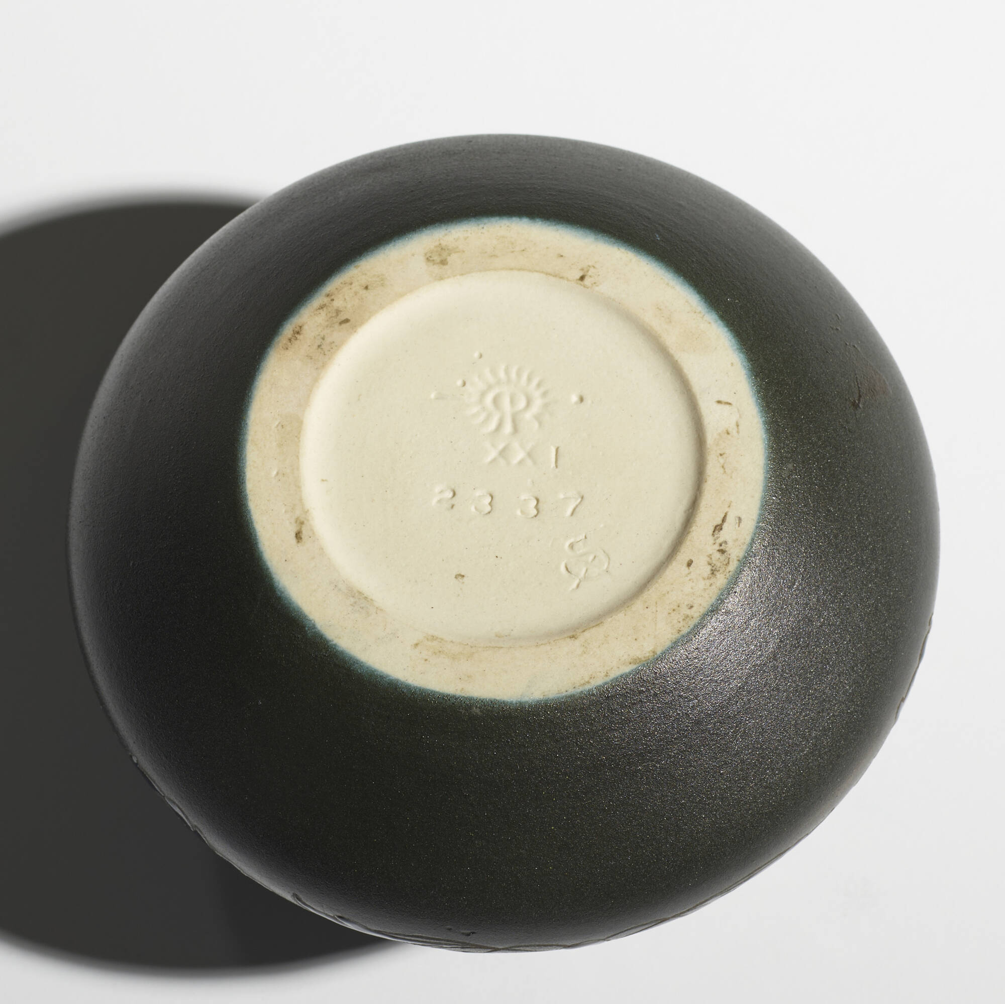 347: SARA SAX FOR ROOKWOOD POTTERY, Rare French Red