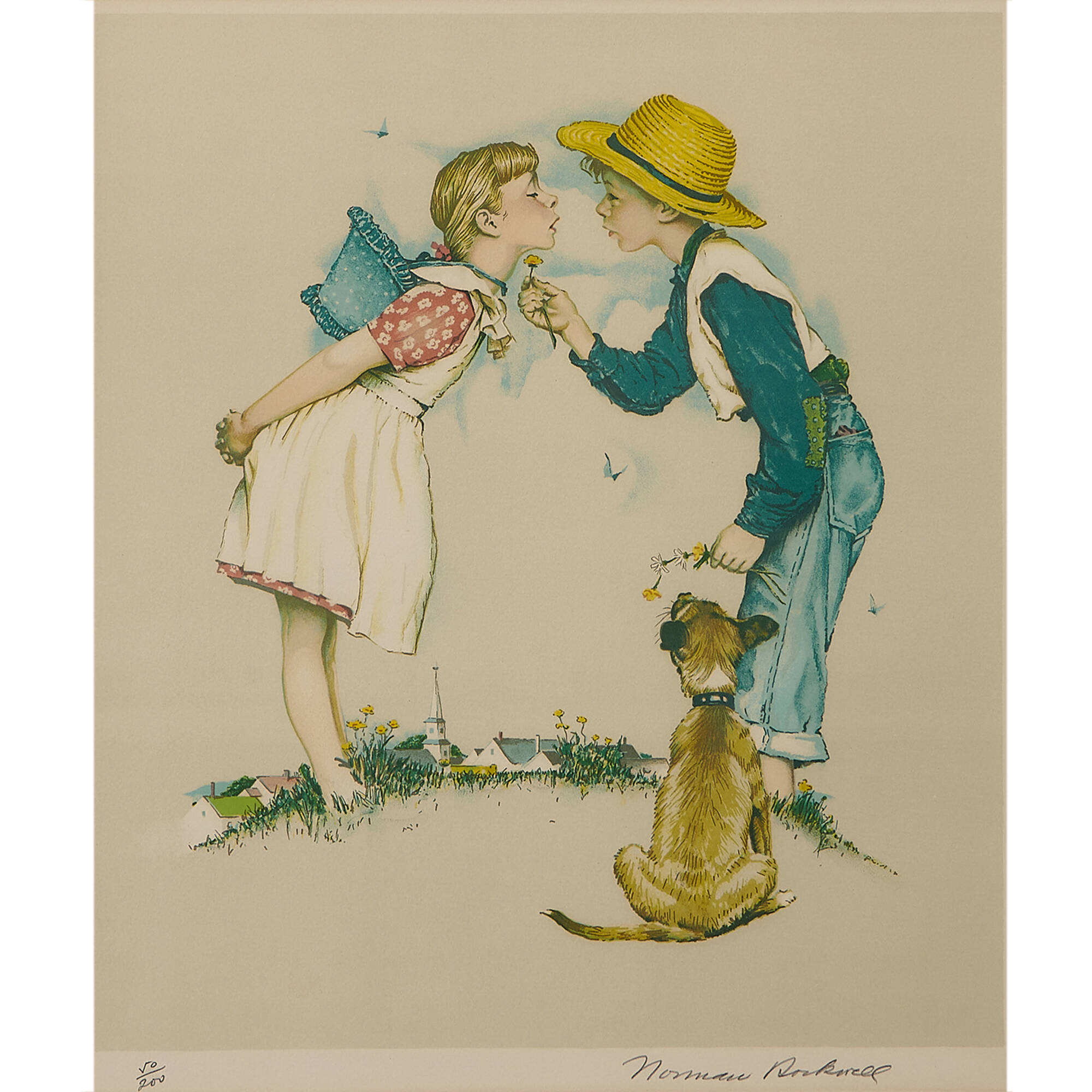 698: NORMAN ROCKWELL, Beguiling Buttercup < Prints
