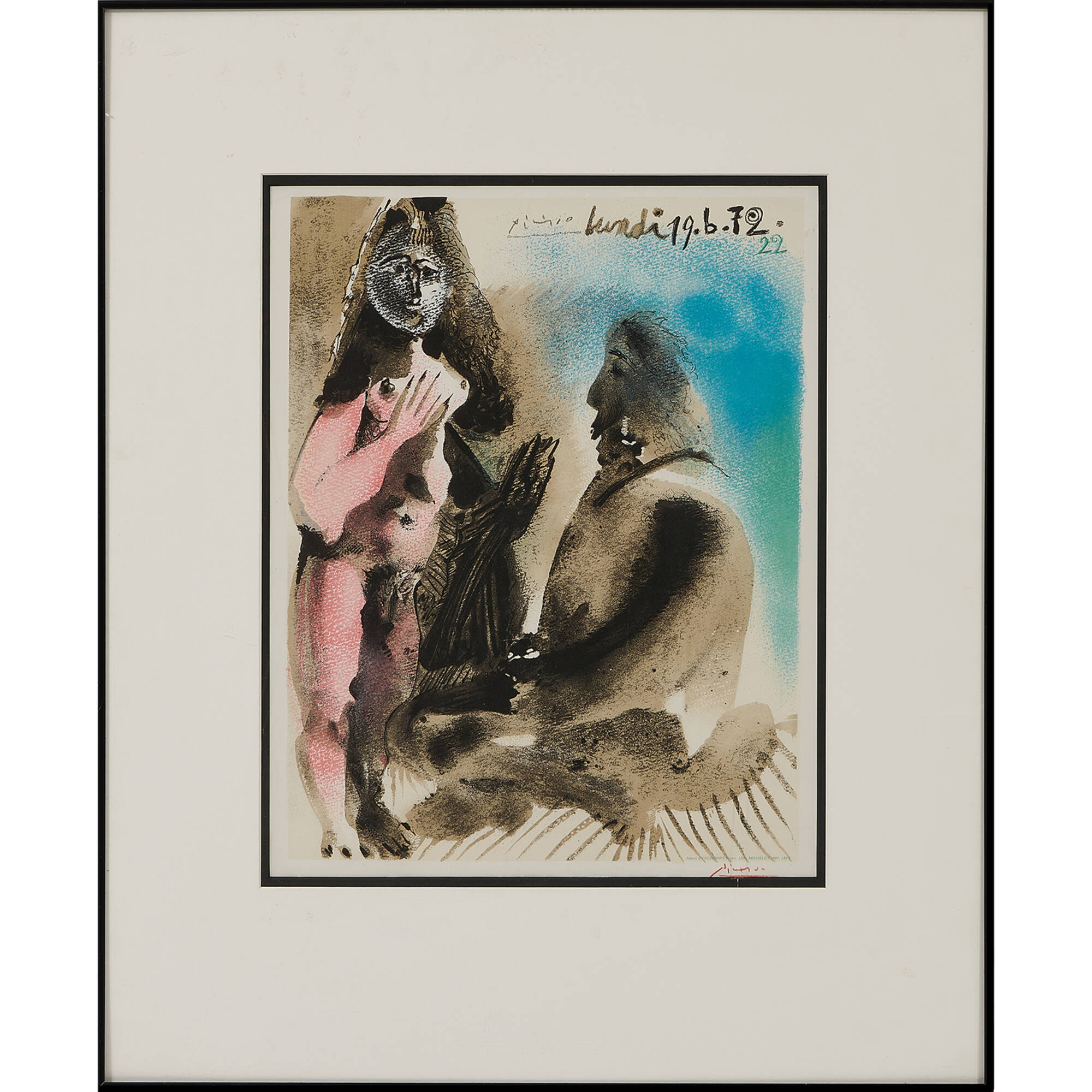 ネットオフ 送料得店  94: PABLO PICASSO, Lundi 19.6.72.22, 1972 < Modern Design + その他