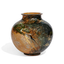 MARIA LONGWORTH NICHOLS STORER FOR ROOKWOOD POTTERY, earthenware vase | toomeyco.com