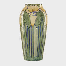 HARRIET JOOR FOR NEWCOMB COLLEGE POTTERY, Exceptional large early vase | toomeyco.com