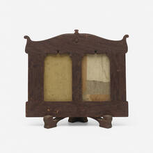 CHARLES ROHLFS, Double picture frame with plate stand | toomeyco.com