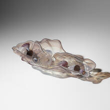 DALE CHIHULY, Ox Blood Persian Set with Black Lip Wraps | toomeyco.com