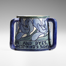 ROBERTA B. KENNON FOR NEWCOMB COLLEGE POTTERY, Early tyg with tulips | toomeyco.com