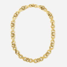 JEAN SCHLUMBERGER FOR TIFFANY & CO., 'XO's' gold necklace | toomeyco.com