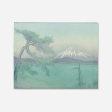 SALLIE COYNE FOR ROOKWOOD POTTERY, Mount Fuji (Vellum plaque) | toomeyco.com