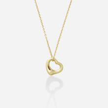 Tiffany & Co Elsa Peretti 925 Sterling Silver Open Heart