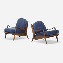 PHILLIP LLOYD POWELL, New Hope lounge chairs, pair | toomeyco.com