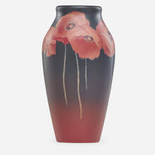 HARRIET ELIZABETH WILCOX FOR ROOKWOOD POTTERY, Exceptional Painted Mat vase | toomeyco.com