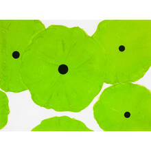 DONALD SULTAN B. 1951, Six Green Flowers, Nov 3 2004 | toomeyco.com
